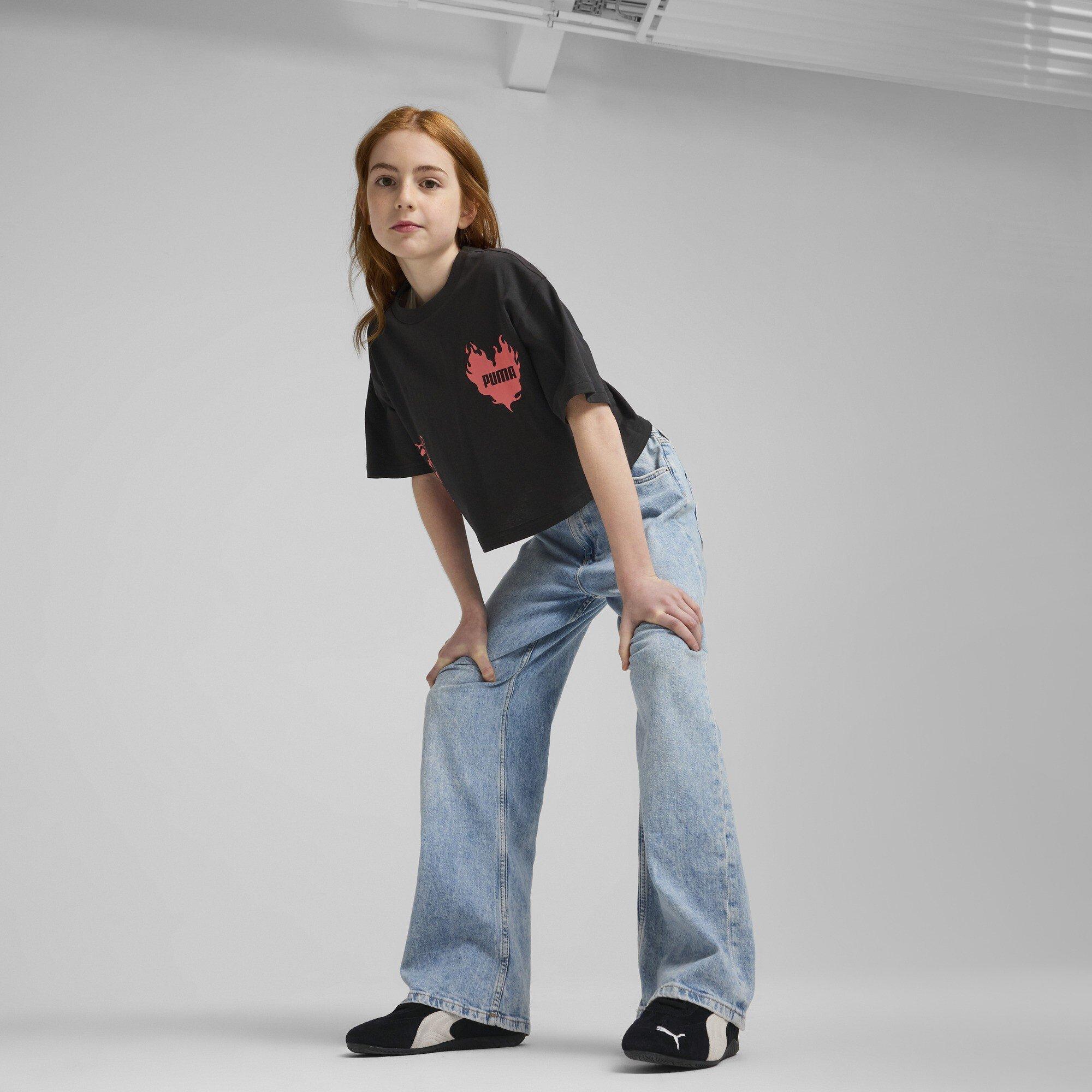 Black/Red - Puma - Graph SH Tee Jn99 - 5