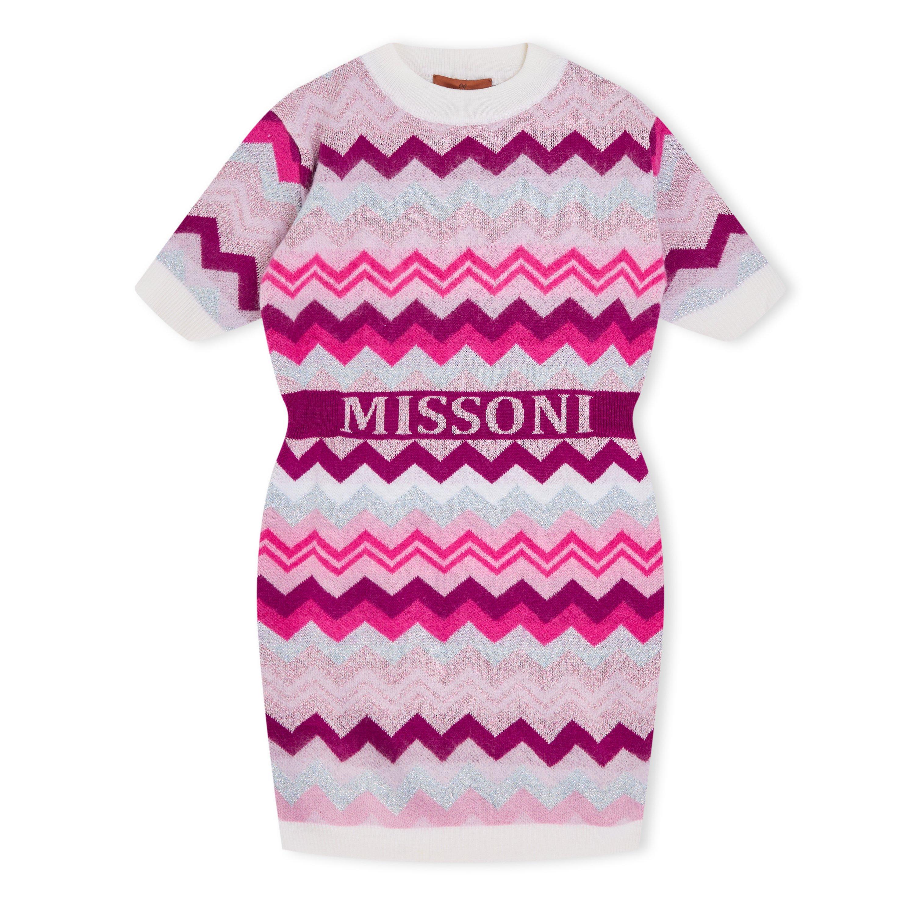 colourful - Missoni - Kids' Zig Zag Knitted Jumper Dress - 1