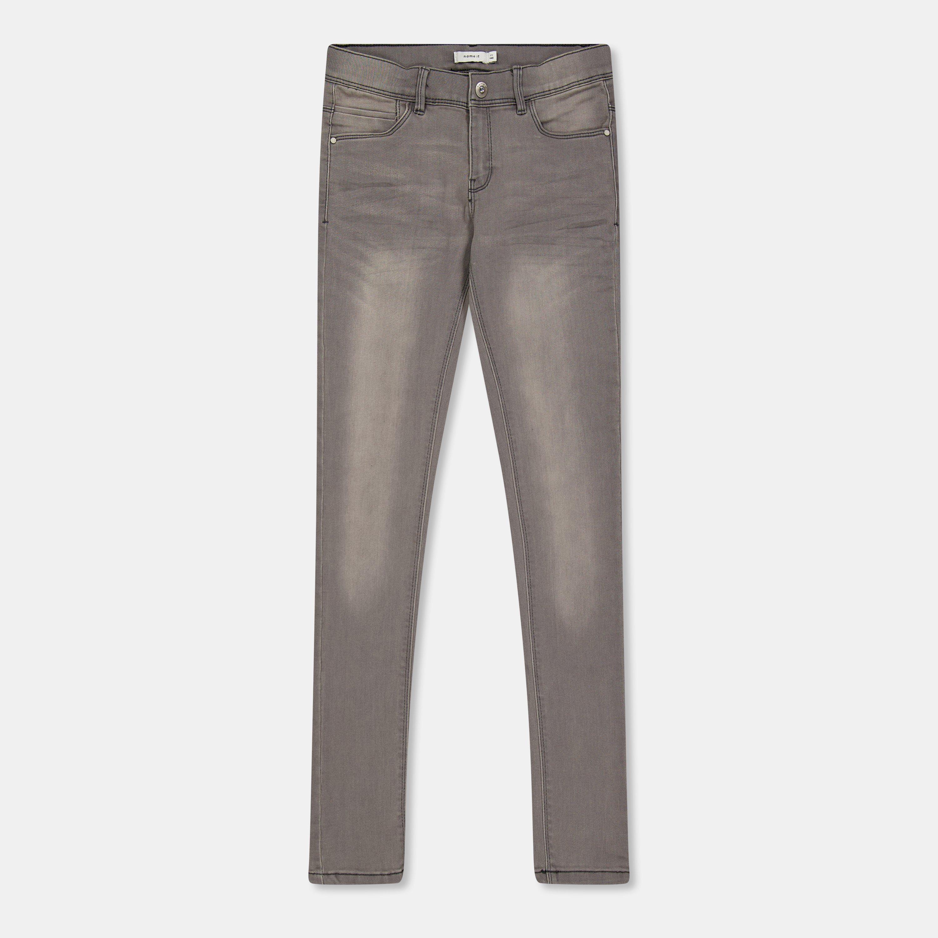 Name It Girls Kids' Skinny Jeans - Grey - 13Y