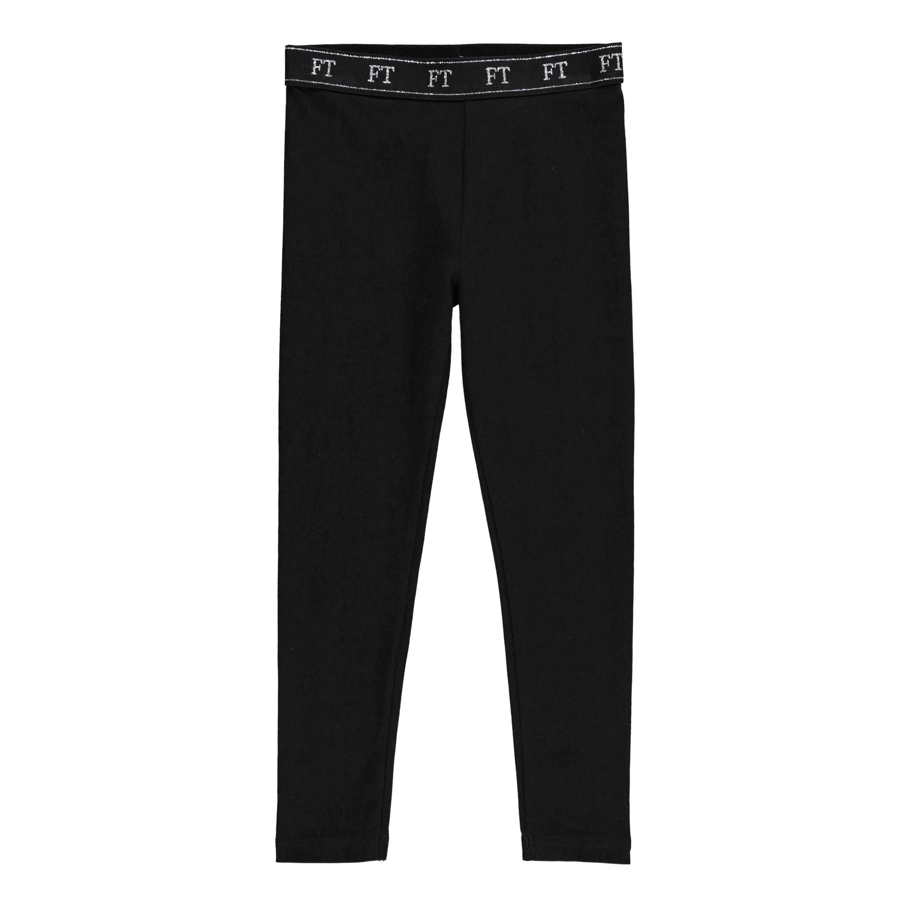 Jet Black - Firetrap - Jacquard Leggings Junior Girls - 1
