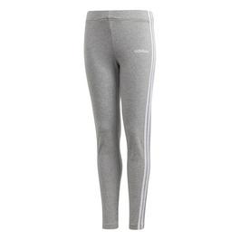 adidas Essentials 3 Stripes Junior Girls Leggings