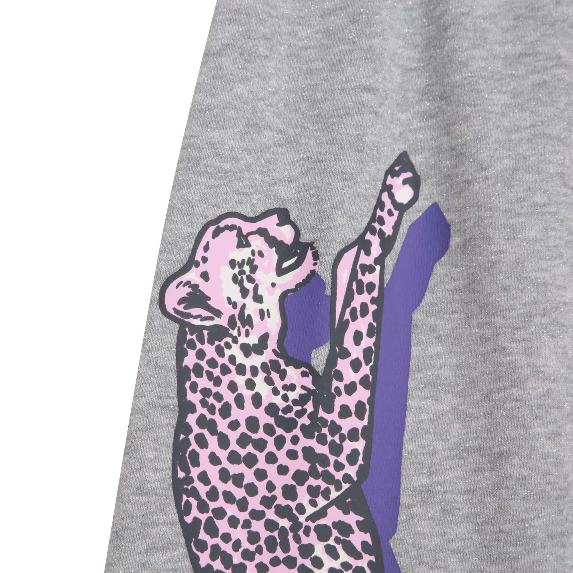 Grey Marl - Kenzo - Kids' Open Hem Jersey Joggers - 3