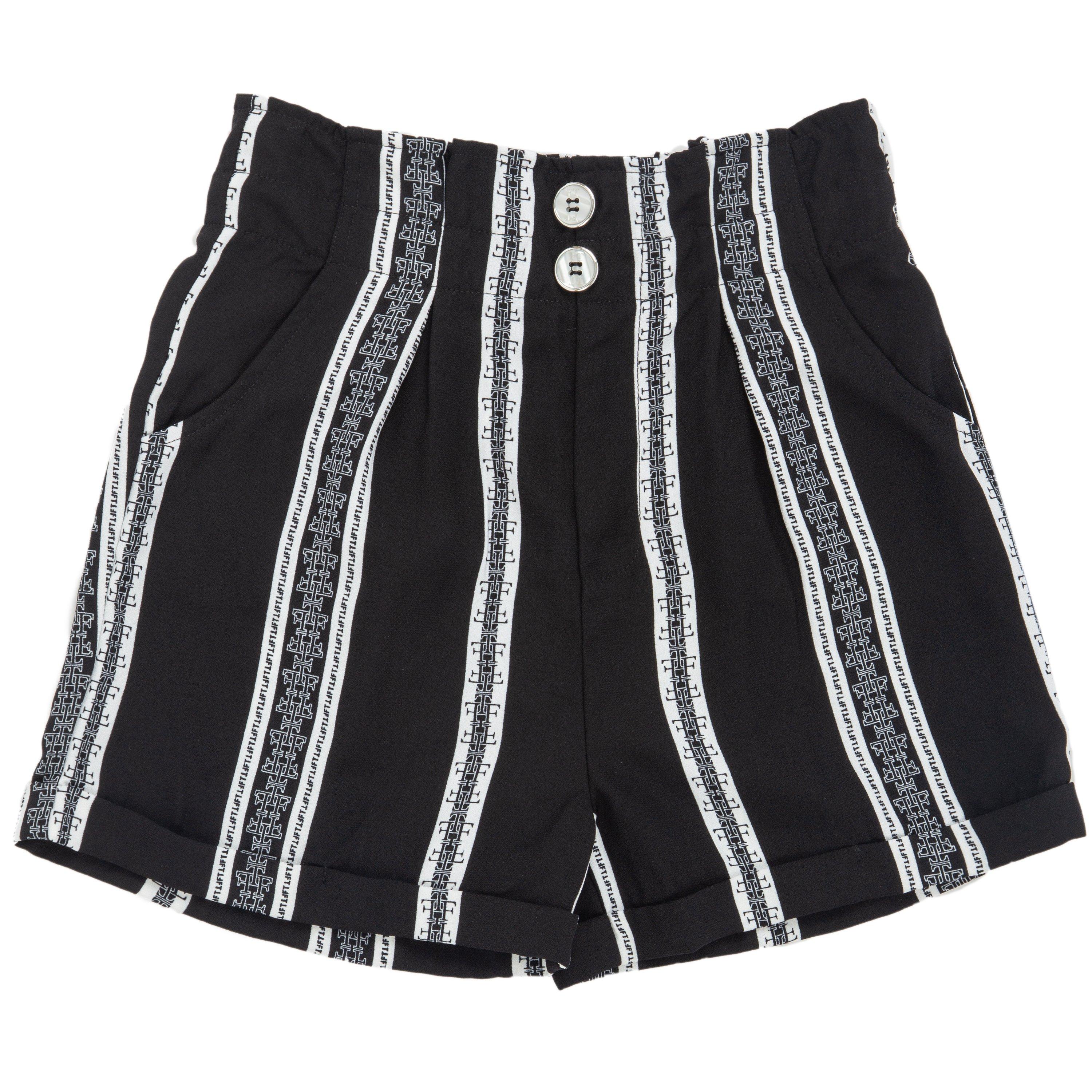 Black Stripe - Firetrap - Crepe Shorts Junior Girls - 1