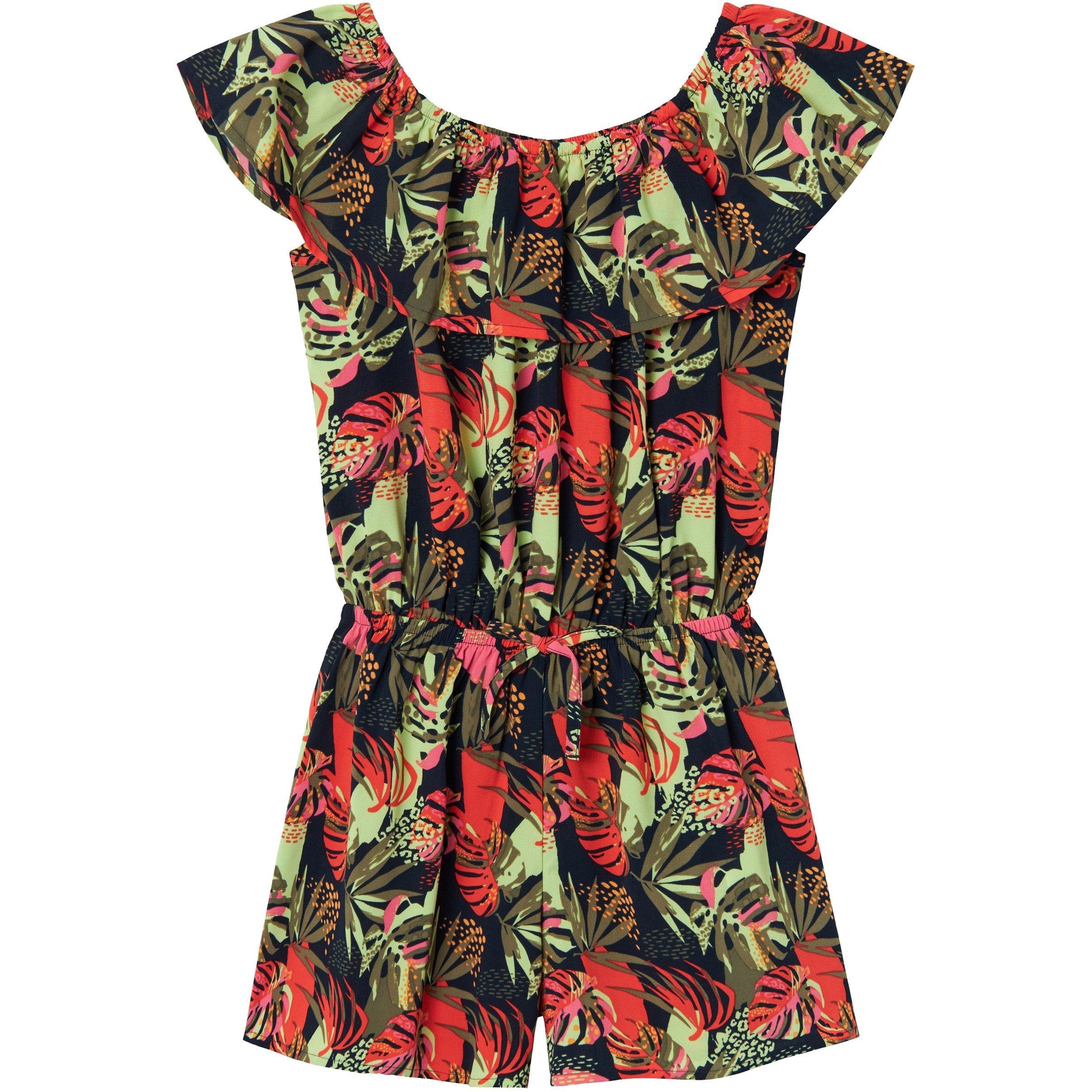 Sapphire/Tropic - Name It - Kids' Short-Sleeve Playsuit - 1