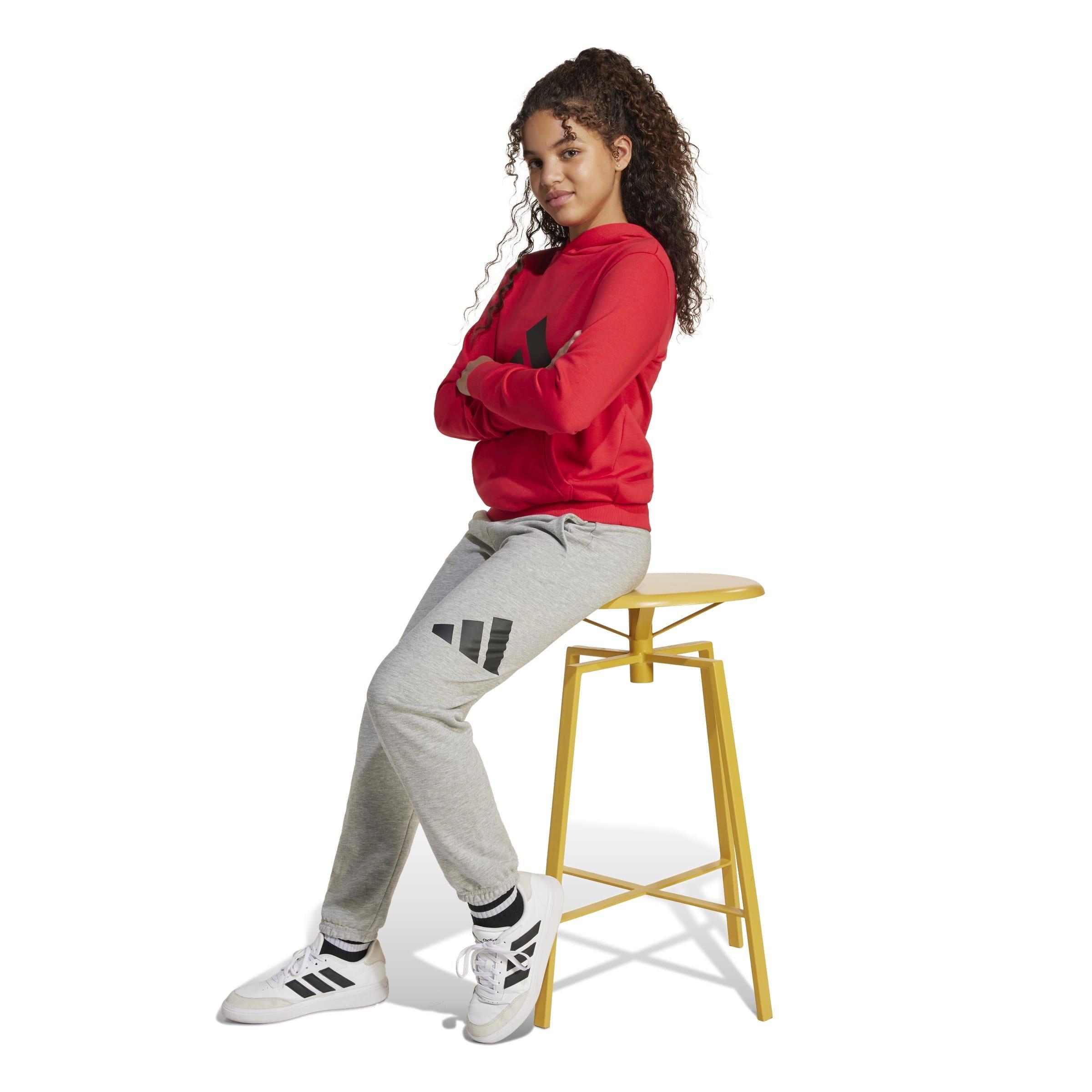 Med.Grey/Black - adidas - Essentials Joggers Juniors - 4