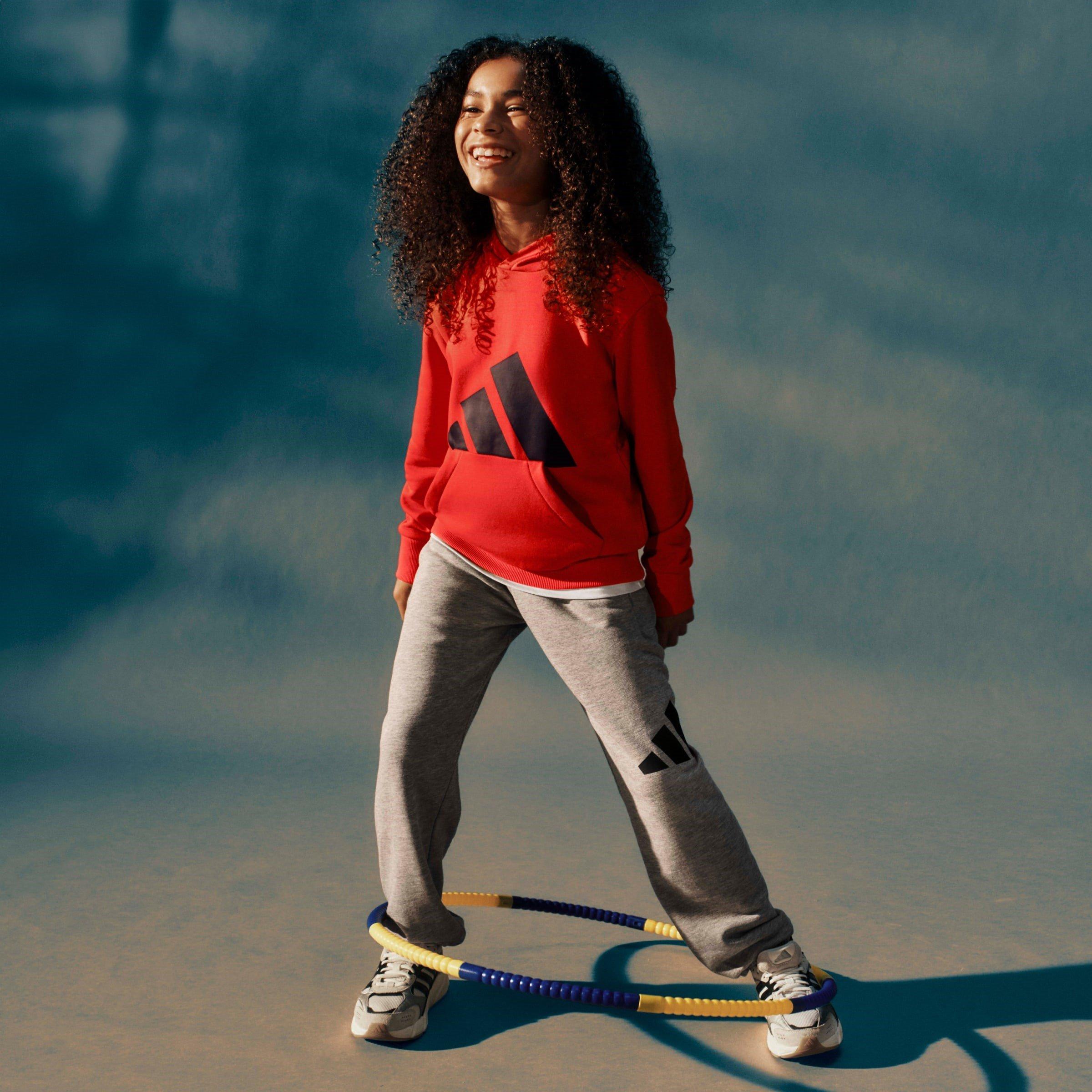 Med.Grey/Black - adidas - Essentials Joggers Juniors - 9