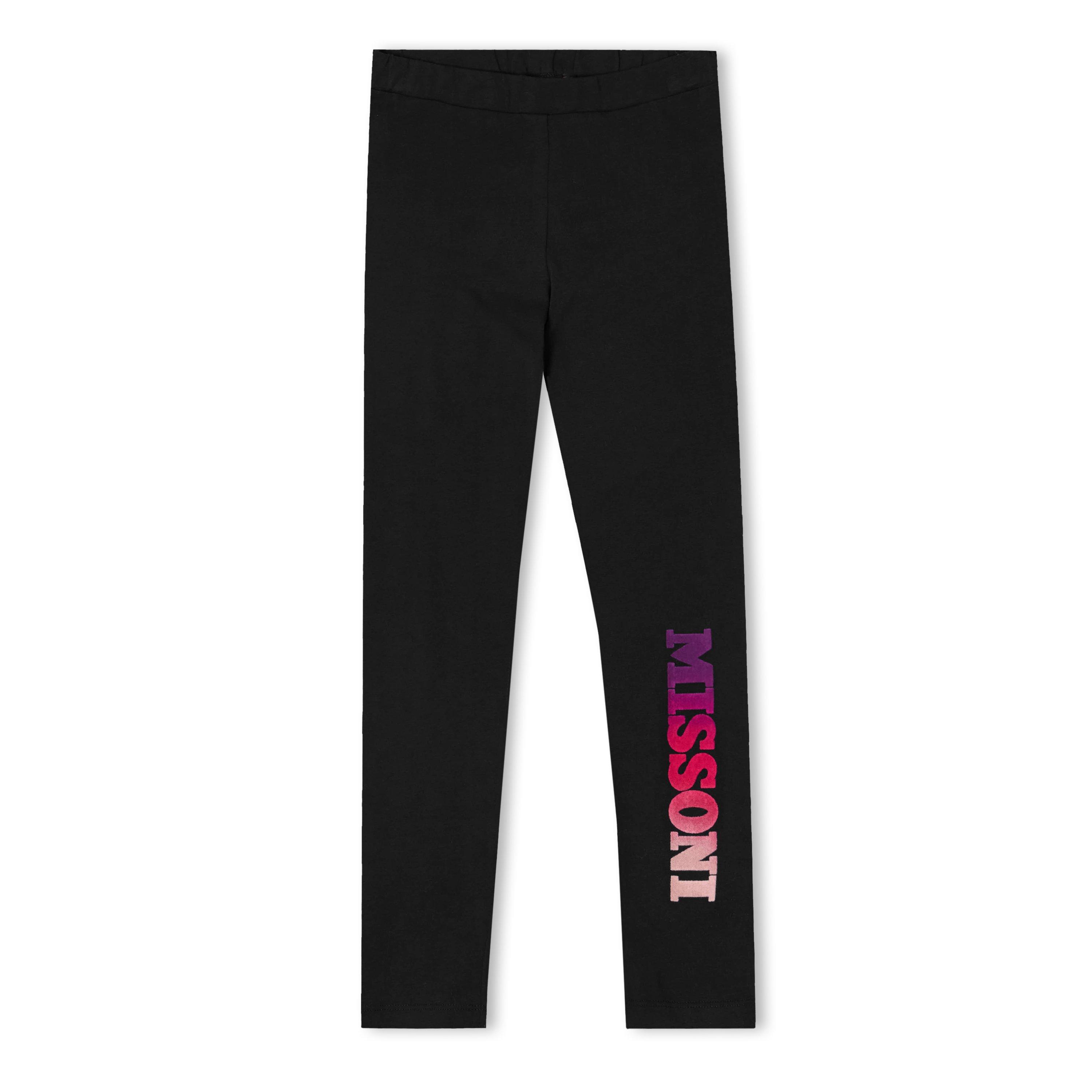 black - Missoni - Kids' Logo Leggings - 1