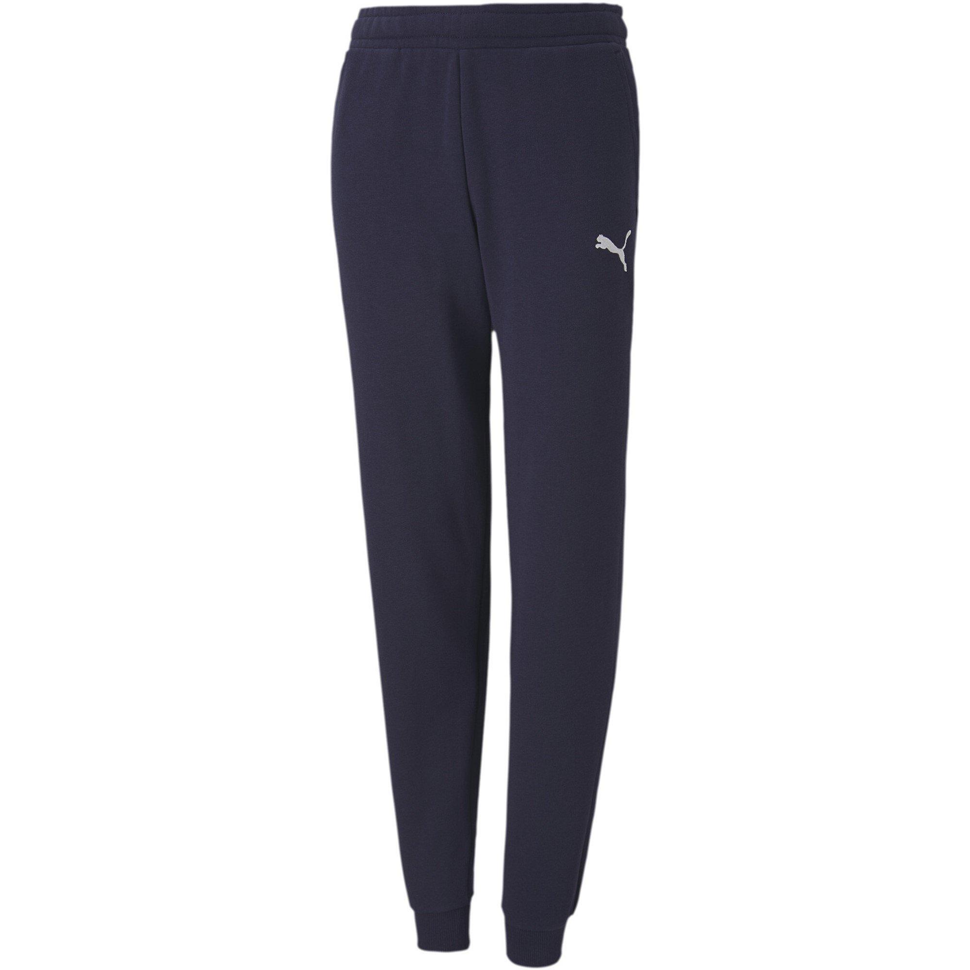 Puma Boys Kids' Teamgoal 23 Casuals Closed Hem Jersey Joggers - Peacoat - 5-6 (XS)