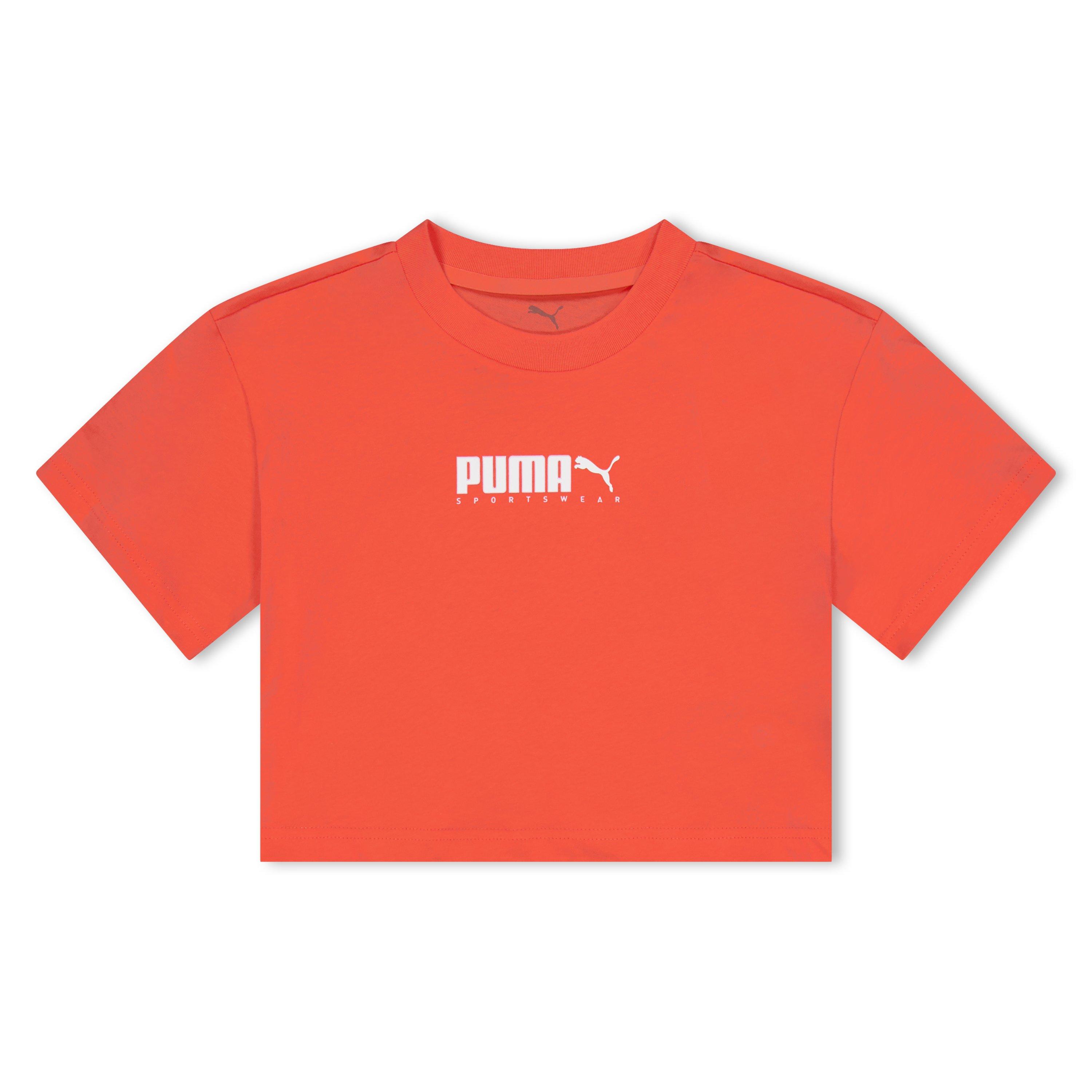 Pink - Puma - Unisex Kids' Cropped Top - 1