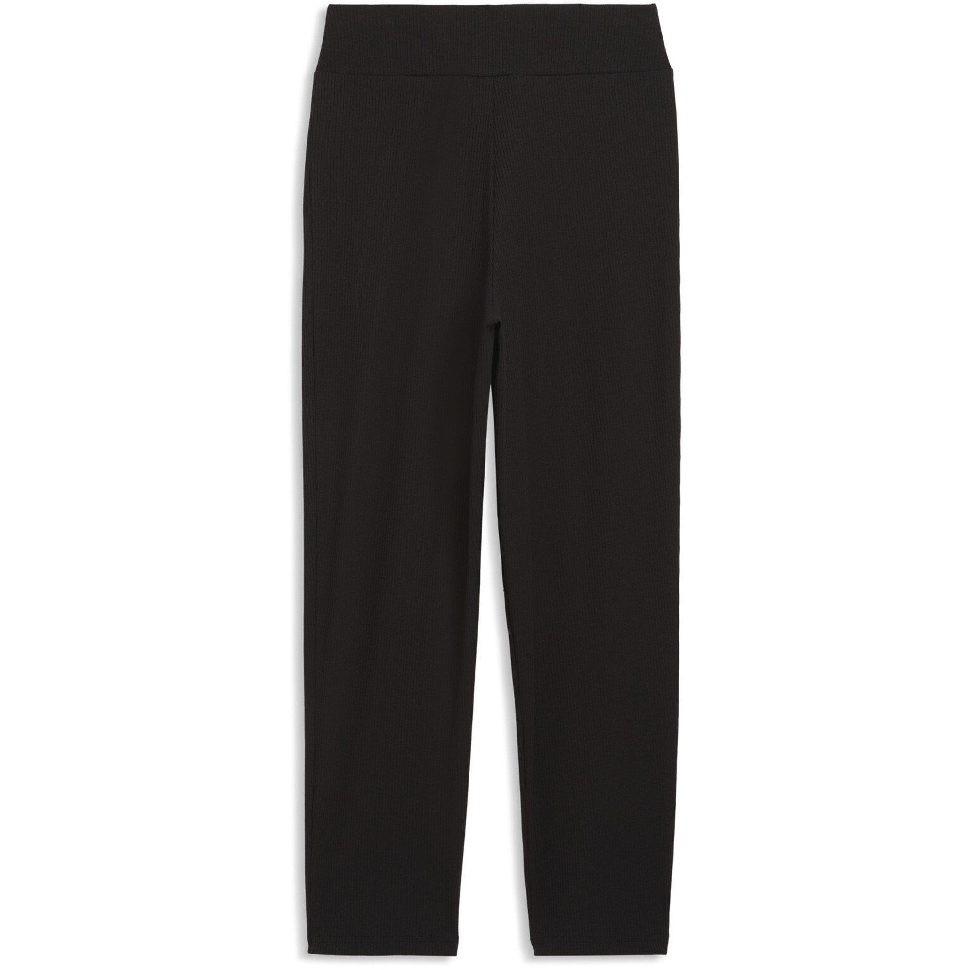 Puma Black - Puma - Kids' Open Hem Jersey Jogging Bottoms - 2
