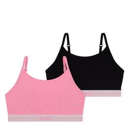 Jack Wills Wills Kids Girls Multipack Bralettes 2 Pack