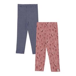 Lilly and Sid & Sid Multicoloured Stripe And Fairy Print Leggings - 2 Pack