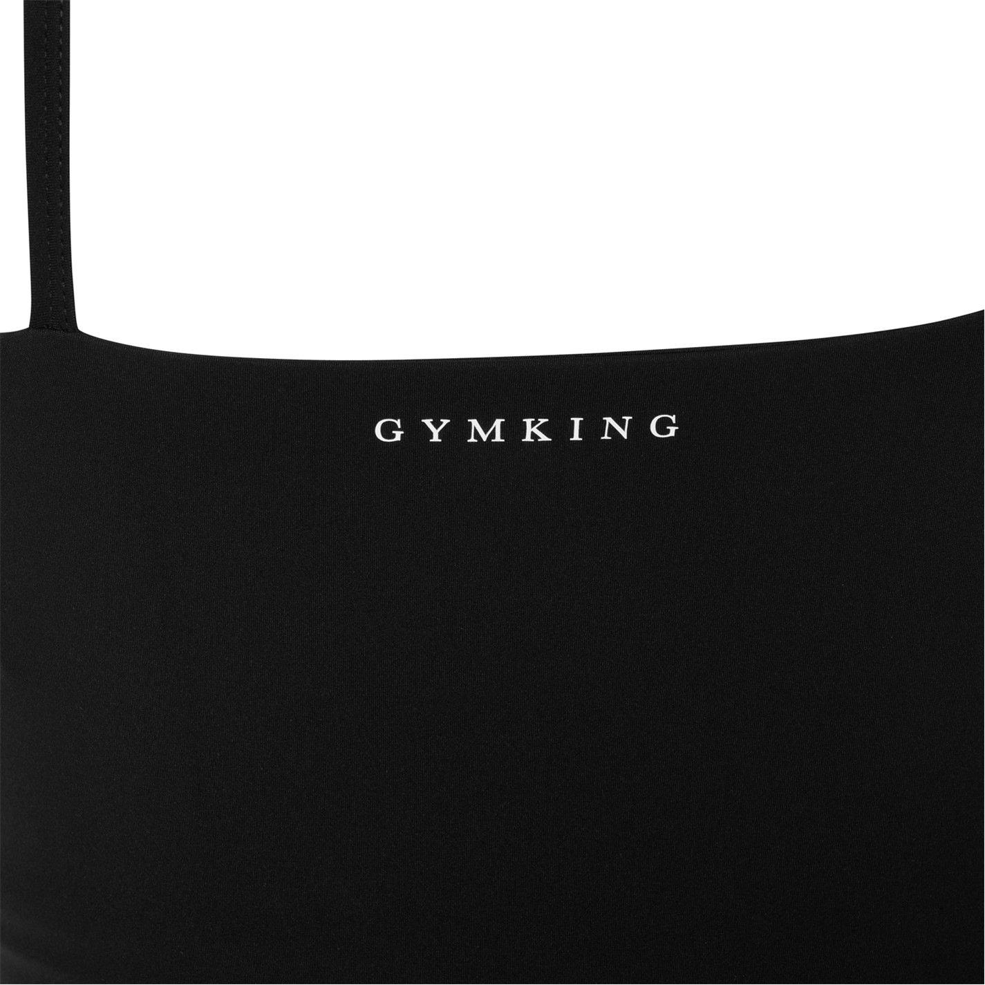  Black - Gym King - Long Line Vest - 5