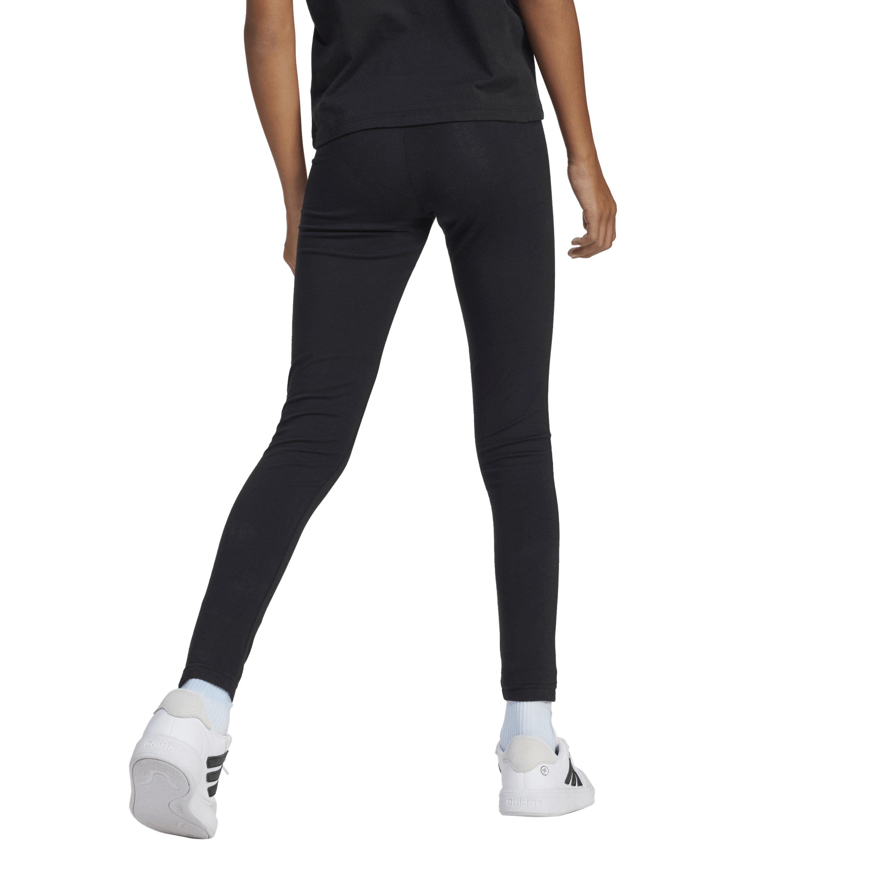 Black/White - adidas - Essentials Linear Tights Junior Girls - 3