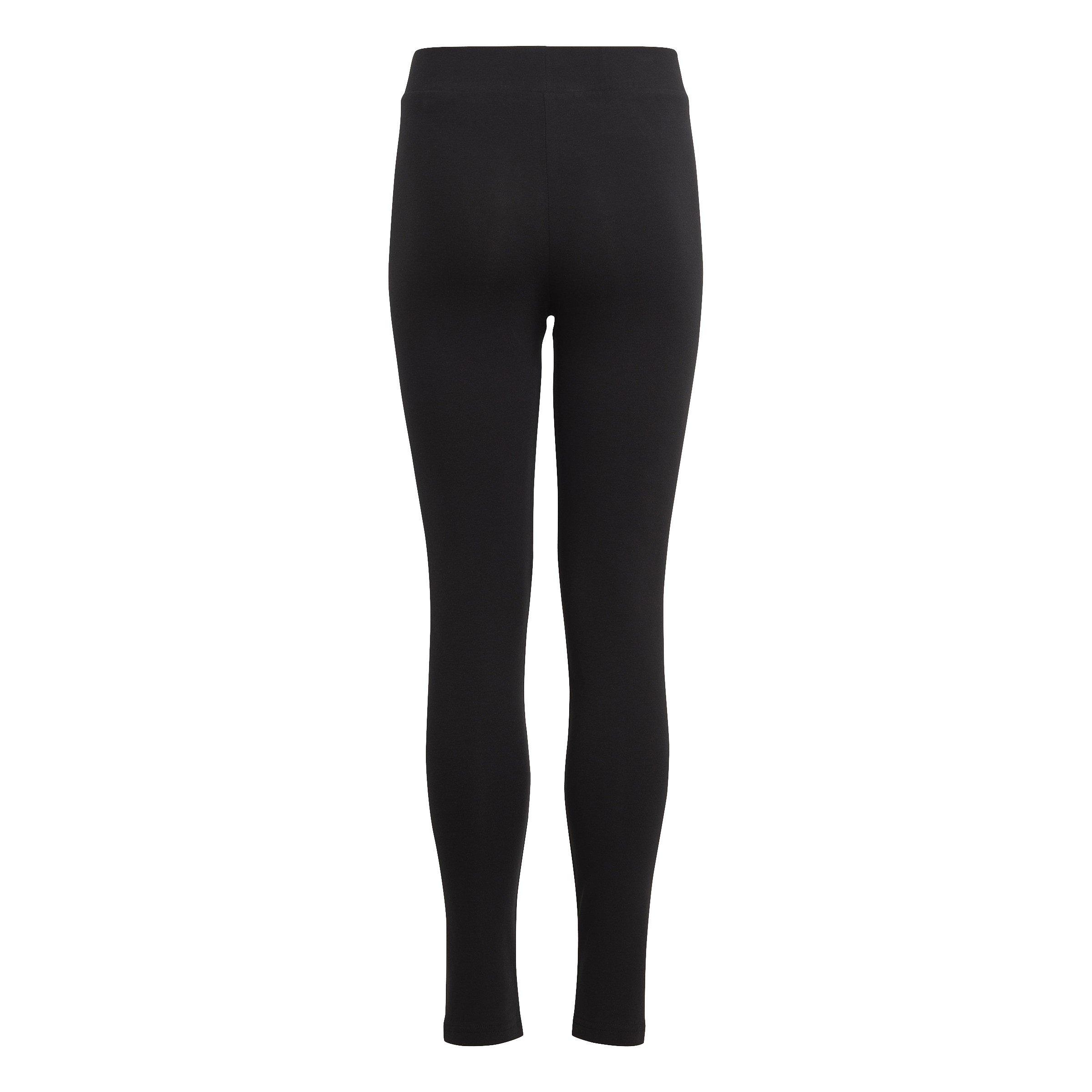 Black/White - adidas - Essentials Linear Tights Junior Girls - 2