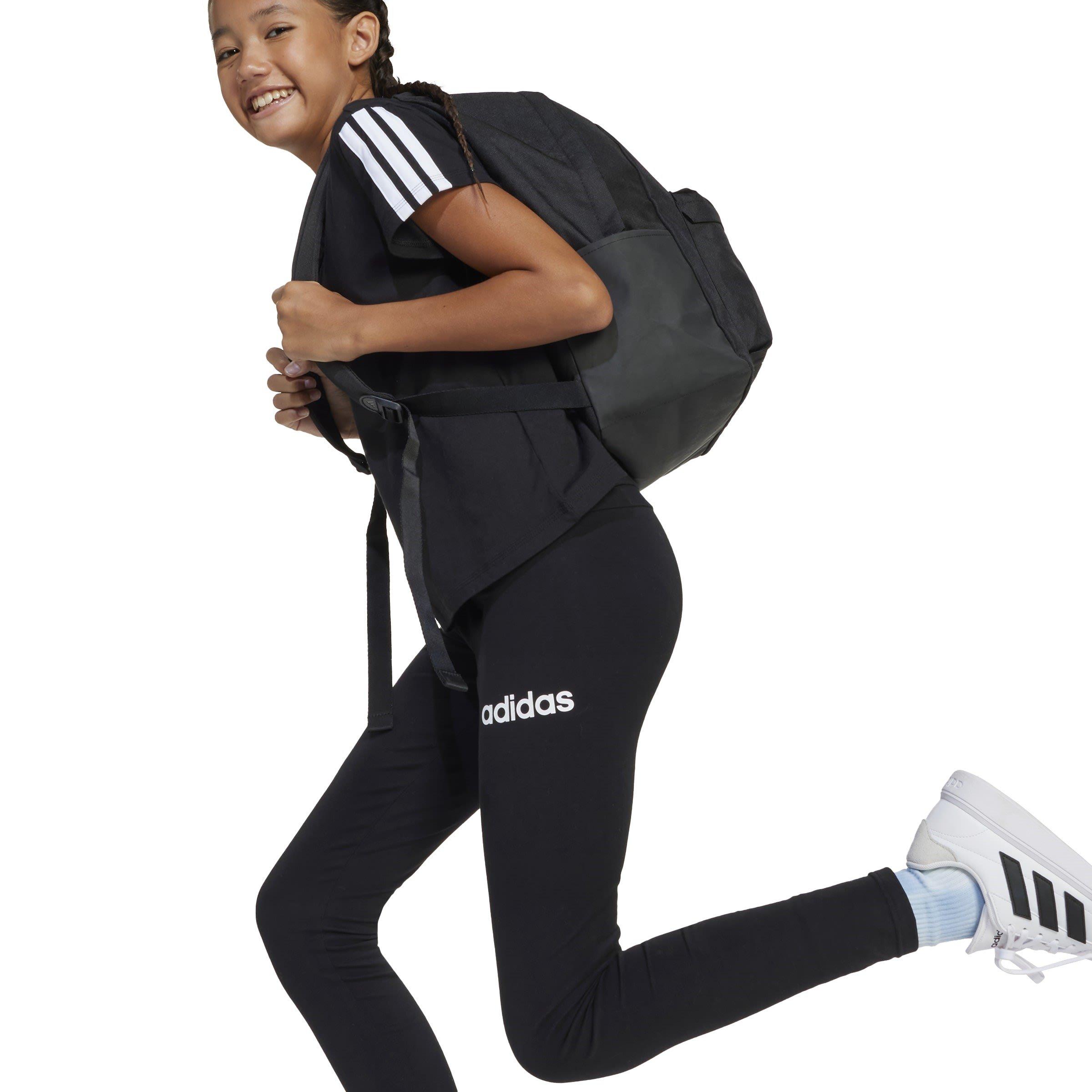 Black/White - adidas - Essentials Linear Tights Junior Girls - 5