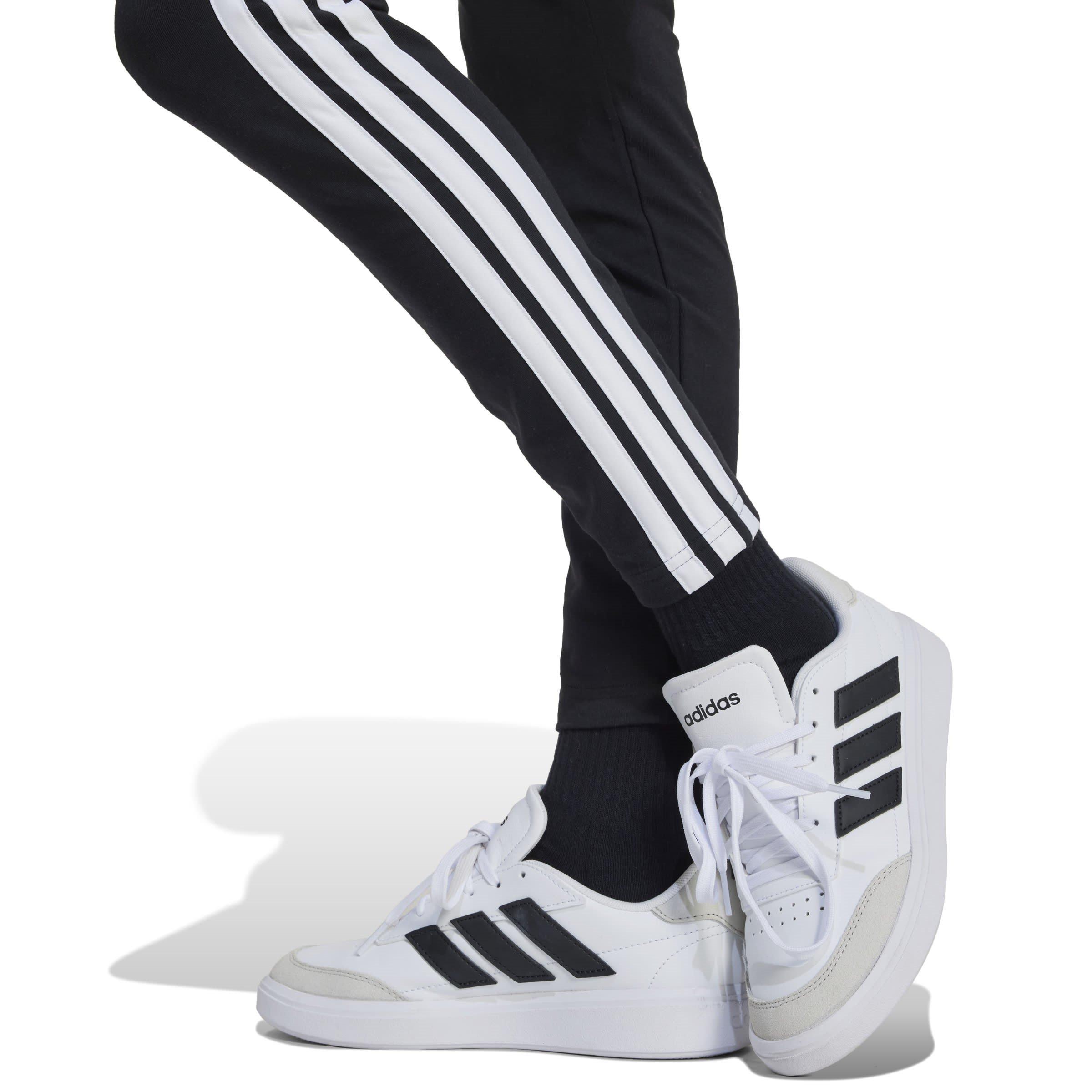 Nero/Bianco - adidas - Girls Essentials 3-Stripes Leggings - 5