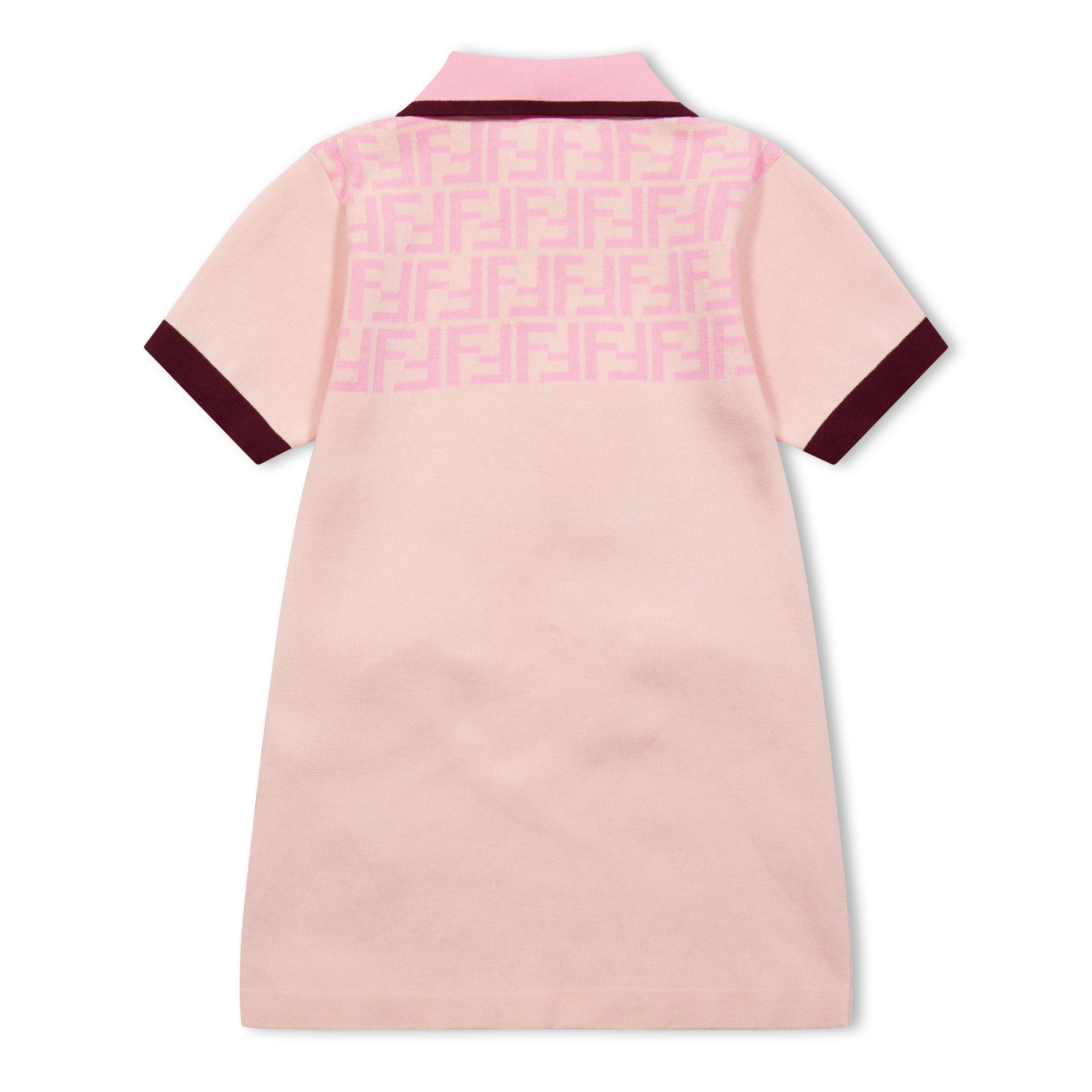 Pink F1UVL - Fendi - Kids' FF Knitted Jumper Dress - 2