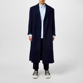 Ami Paris Wool-Blend Oversized Coat
