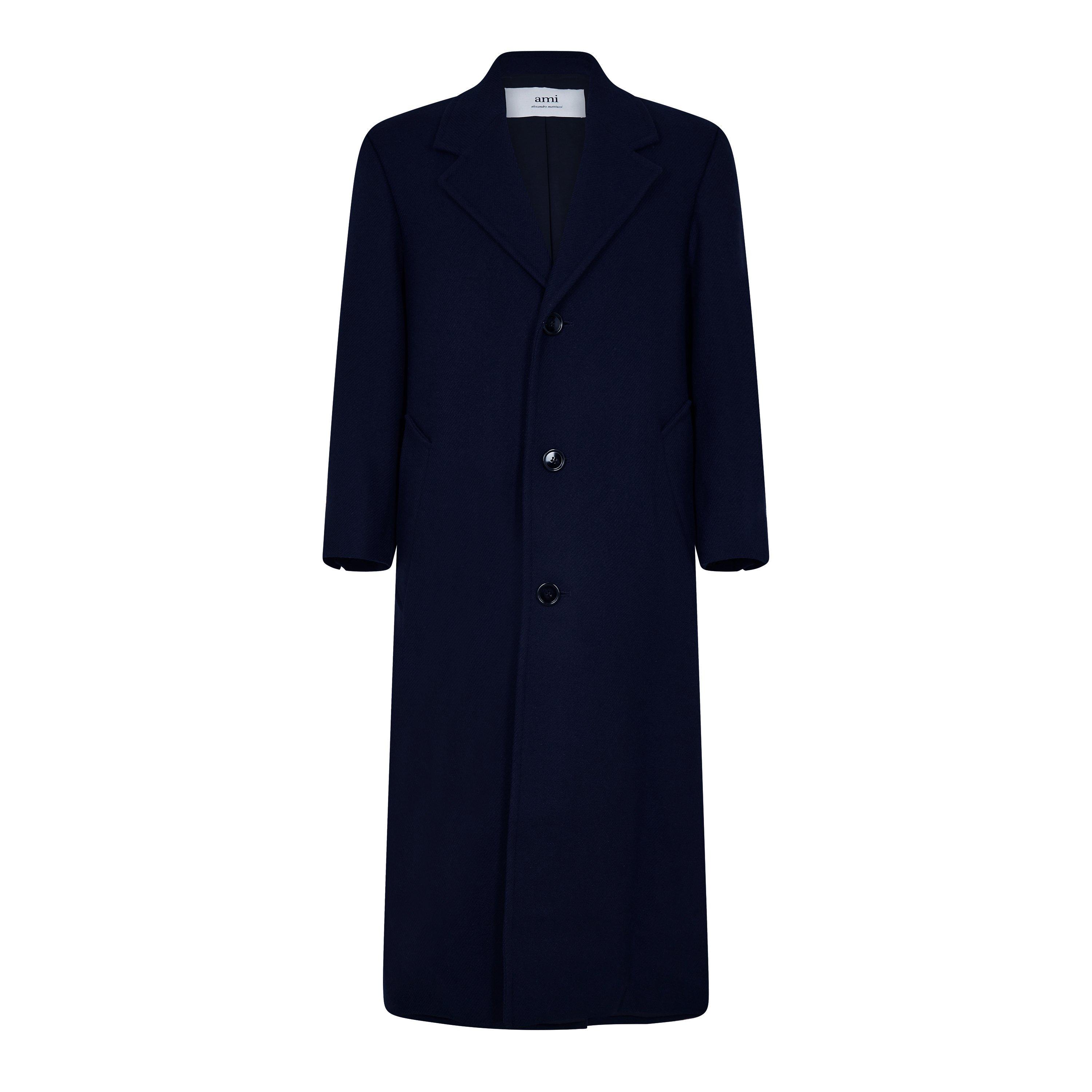 Ami Paris | Wool Blend Oversized Coat | Overcoats | Cruise Fashion