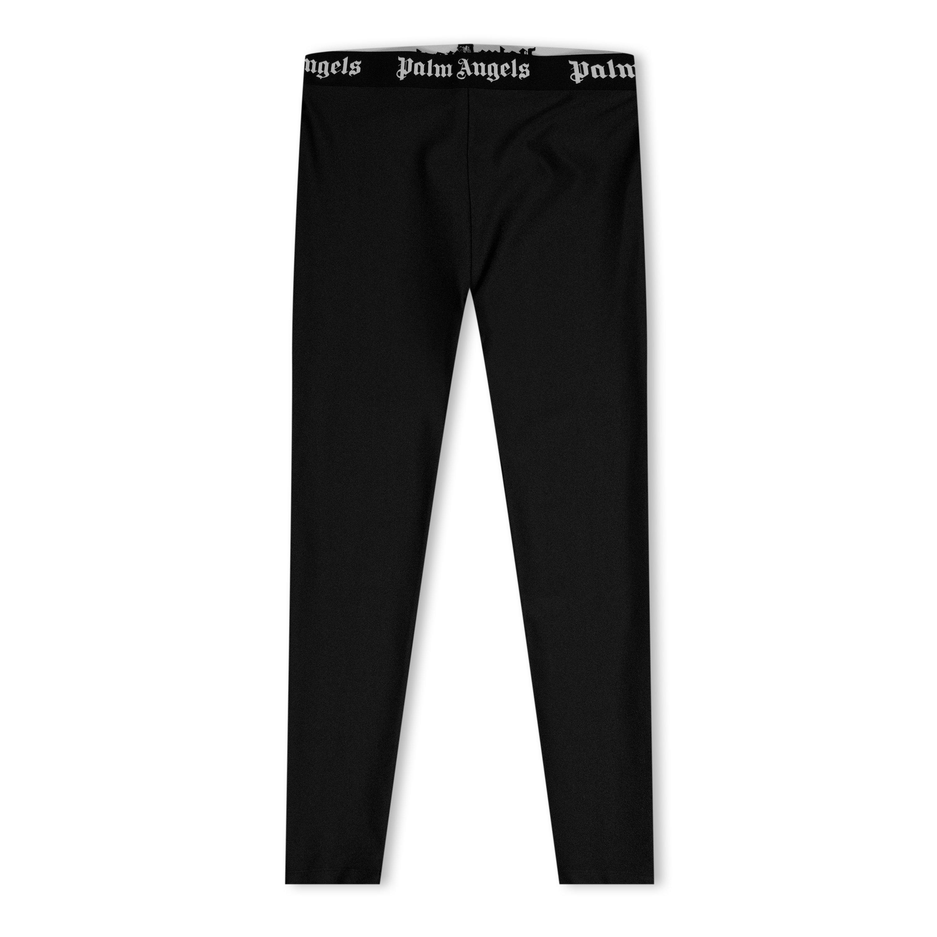 Palm Angels Kids' Logo Stretch Slim Fit Leggings - Black 1010 - Size 6Y