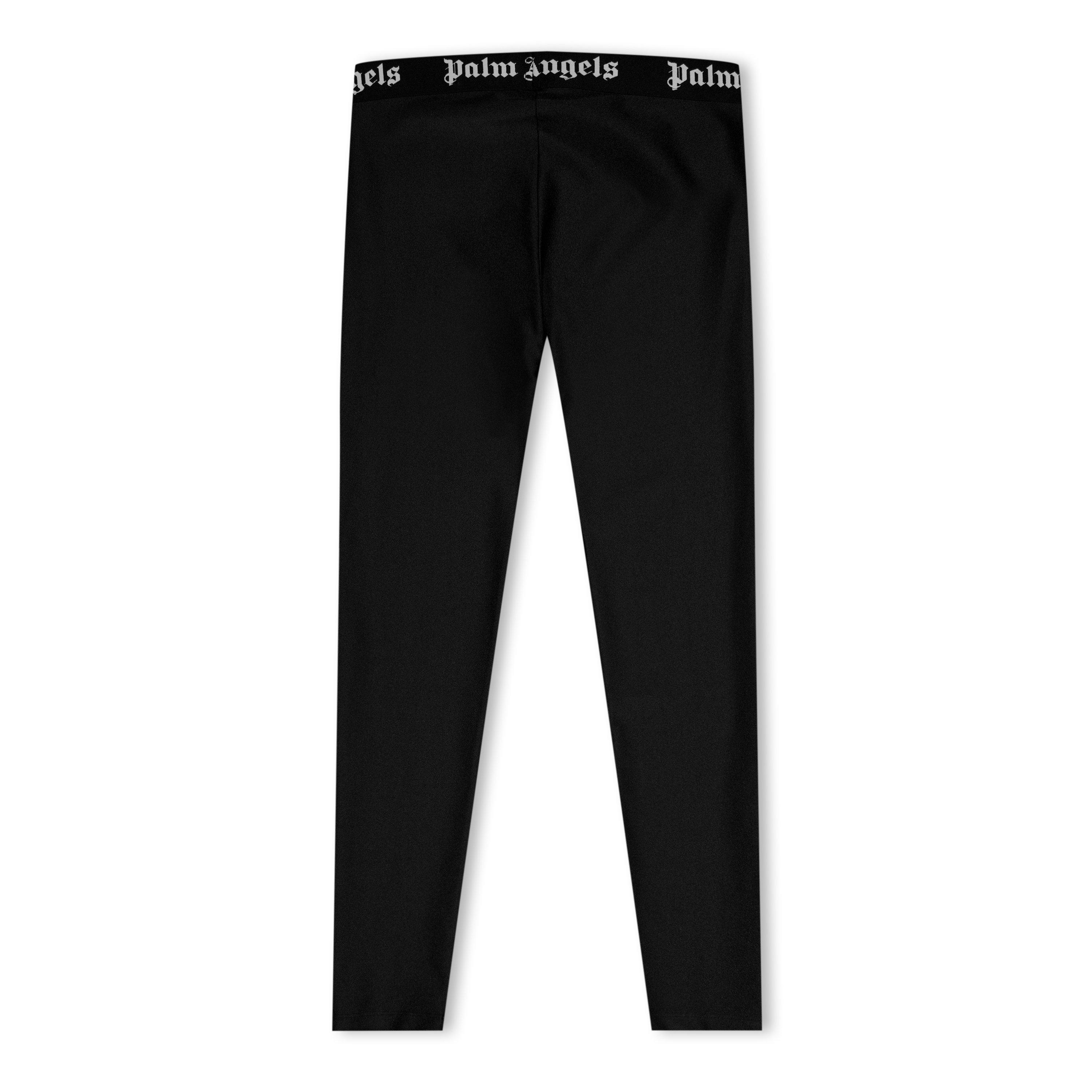Black 1010 - Palm Angels - Kids' Logo Leggings - 2