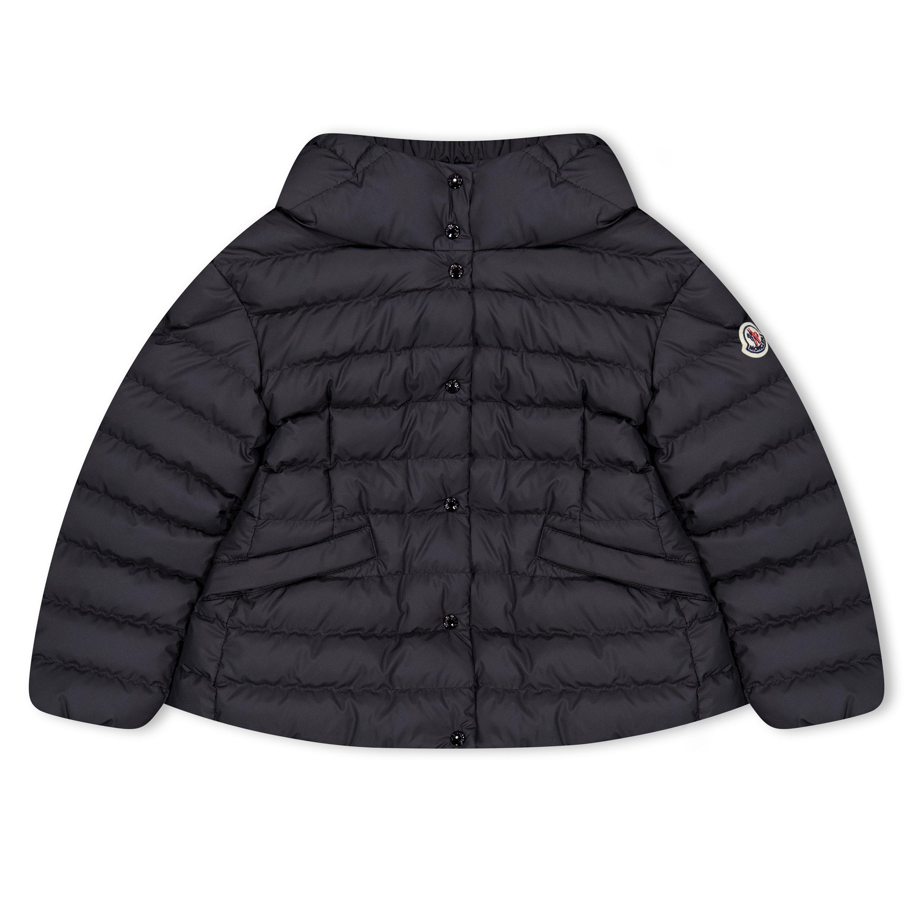 Black 999 - Moncler - Kids' Egisto Water-Repellent Down Hooded Short Puffer Jacket - 1