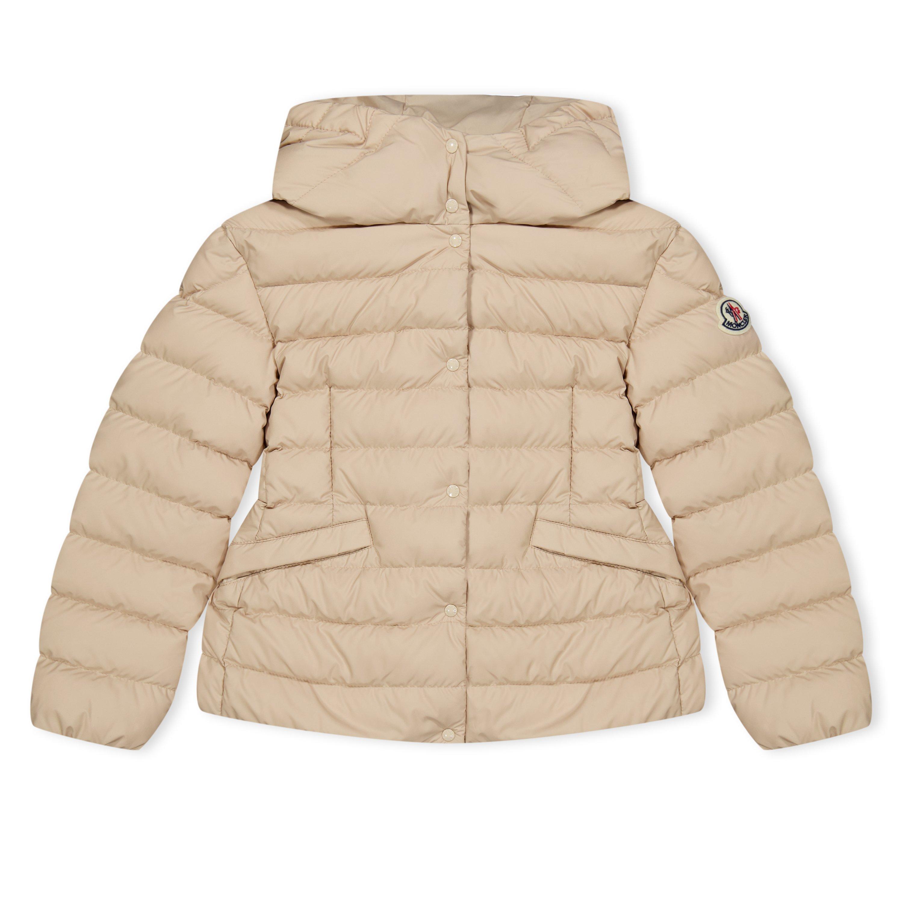 Moncler Kids' Egisto Water-Repellent Down Hooded Short Puffer Jacket