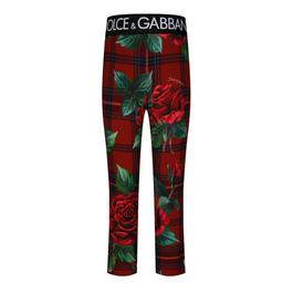 Dolce and Gabbana Print Leggings Juniors