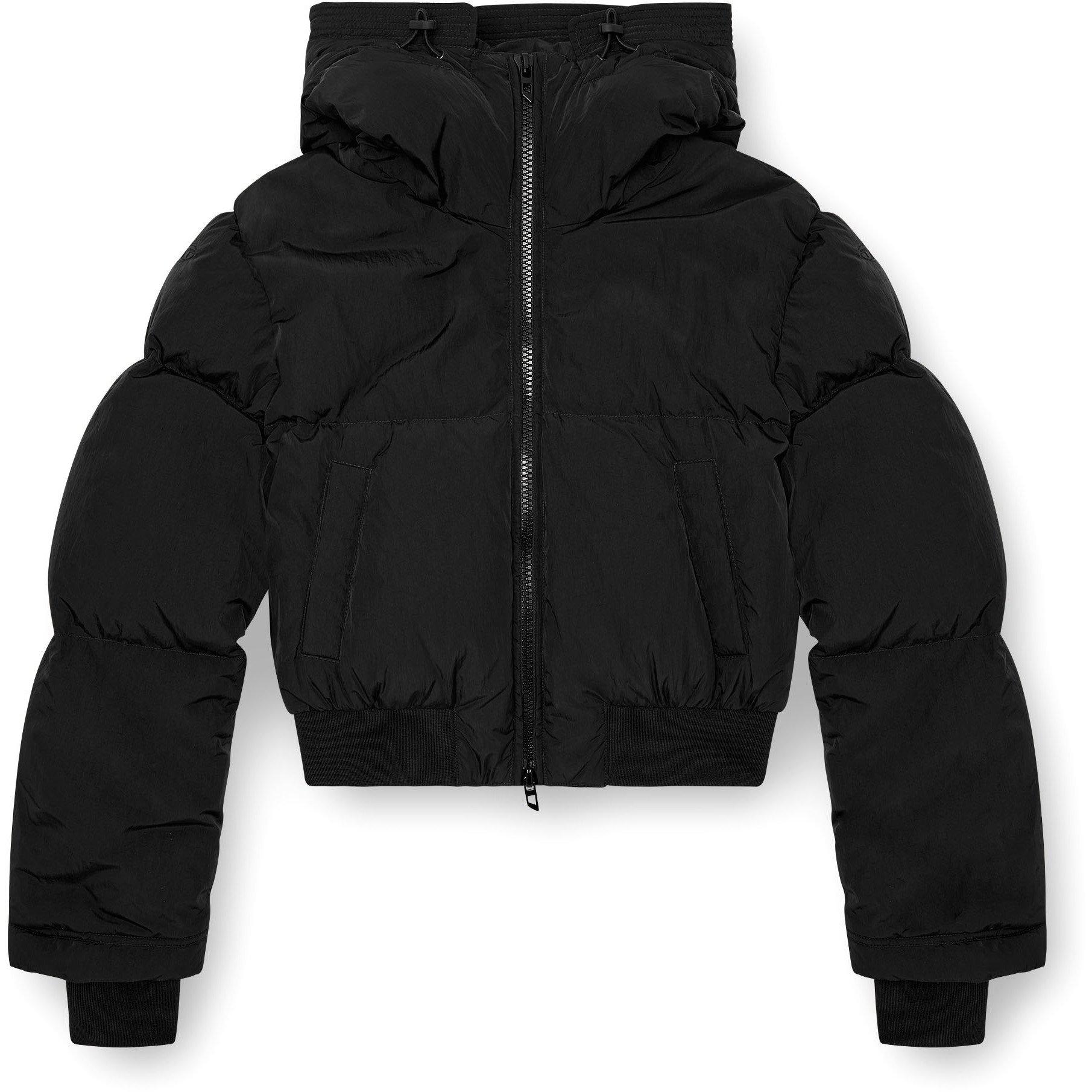 Diesel Jeans | Women's Hooded Cropped Long Sleeve Short Puffer Jacket ...