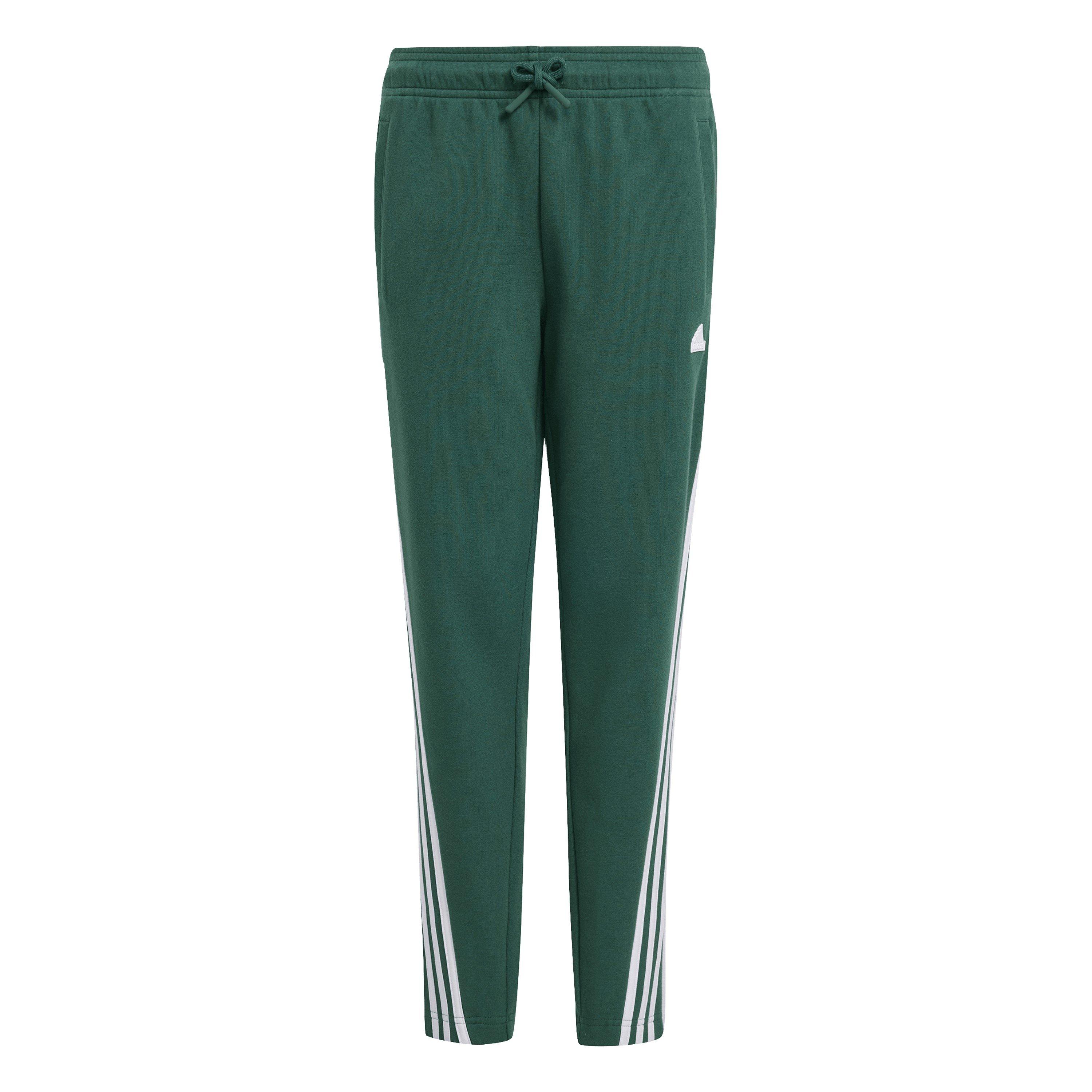 Adidas  Kids ' Closed Hem Jersey Joggers - Green/White - 15-16 Years