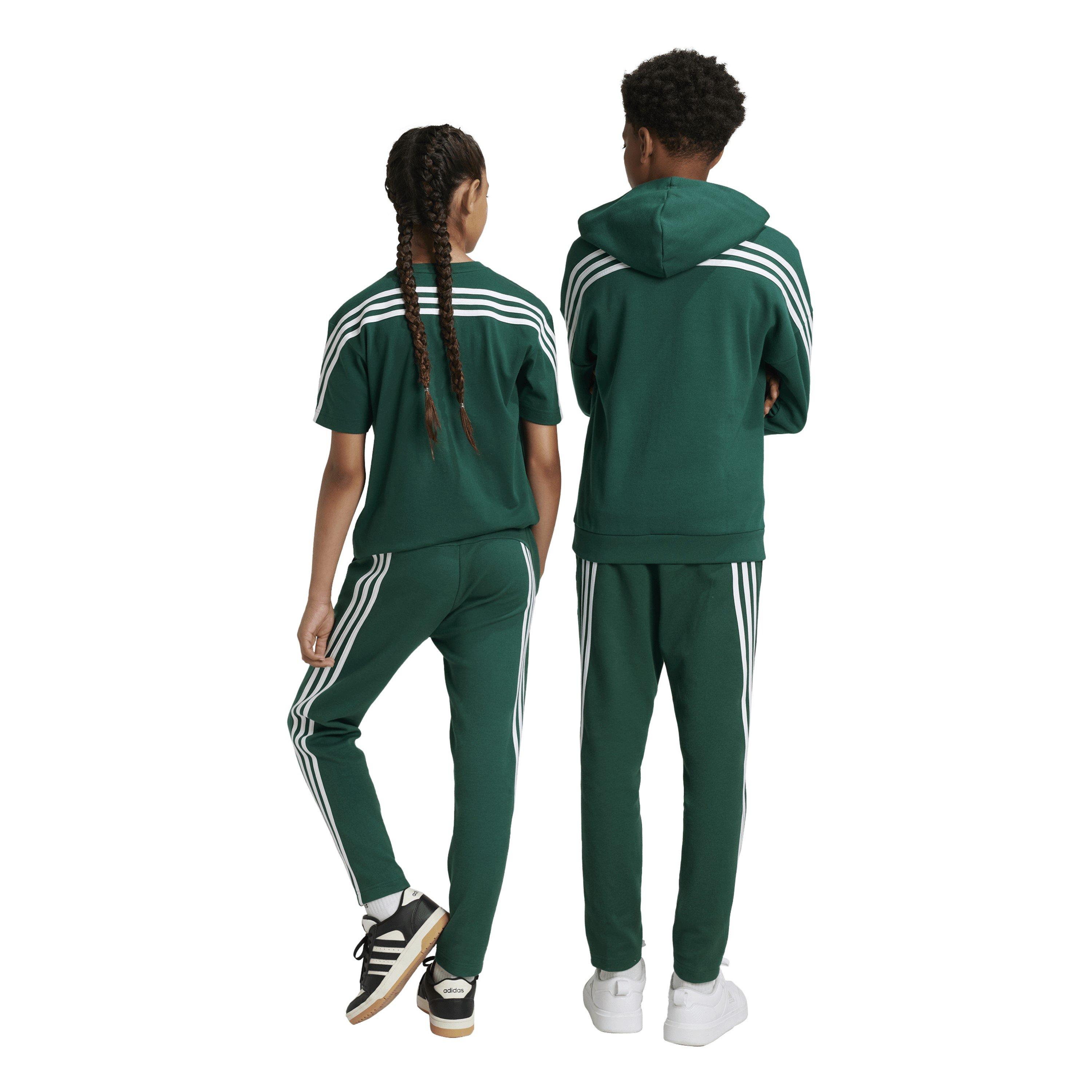 Verde/Bianco - adidas - Kids' Closed Hem Jersey Joggers - 3