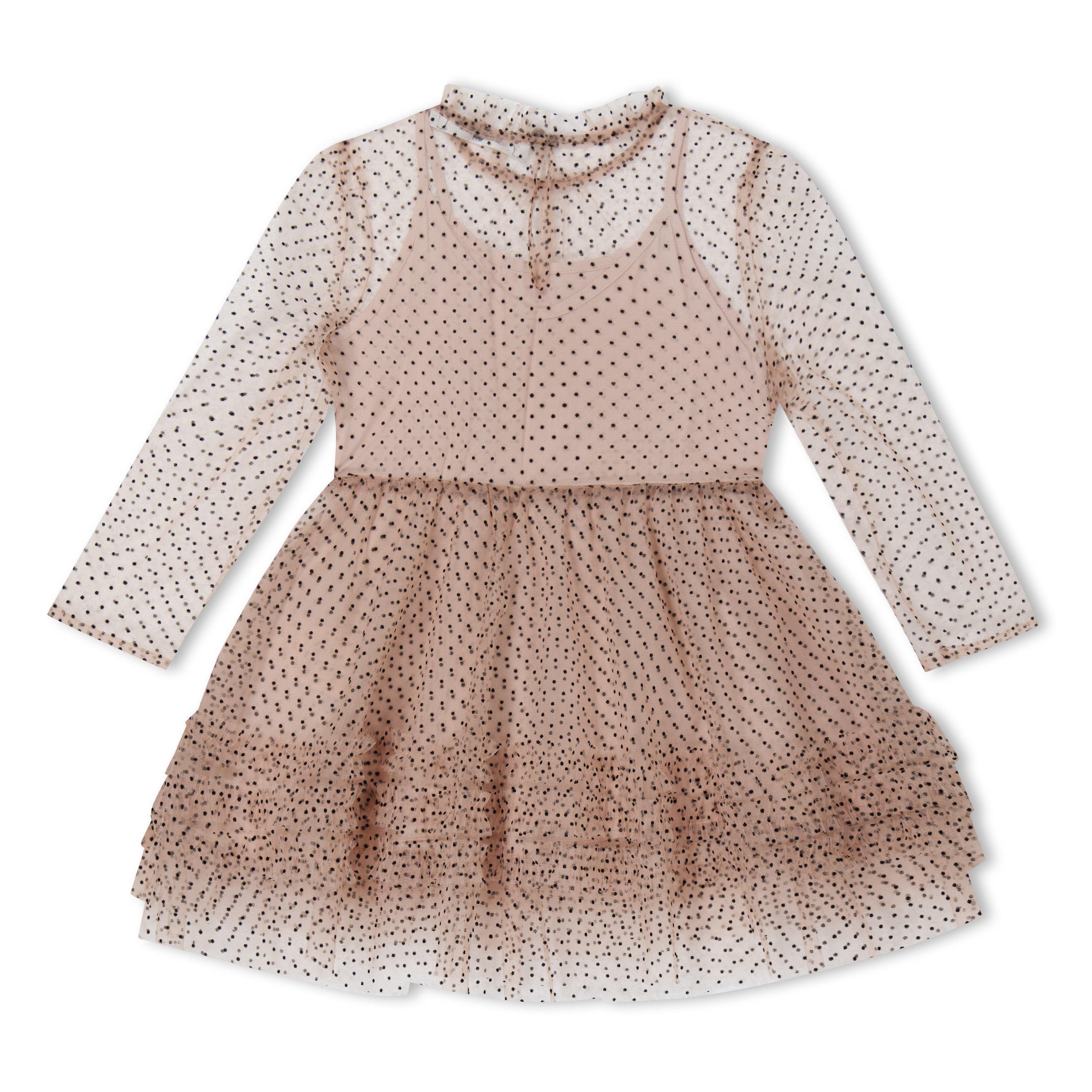 Pink - Philosophy di Lorenzo Serafini - Kids' Tulle Midi Dress - 2