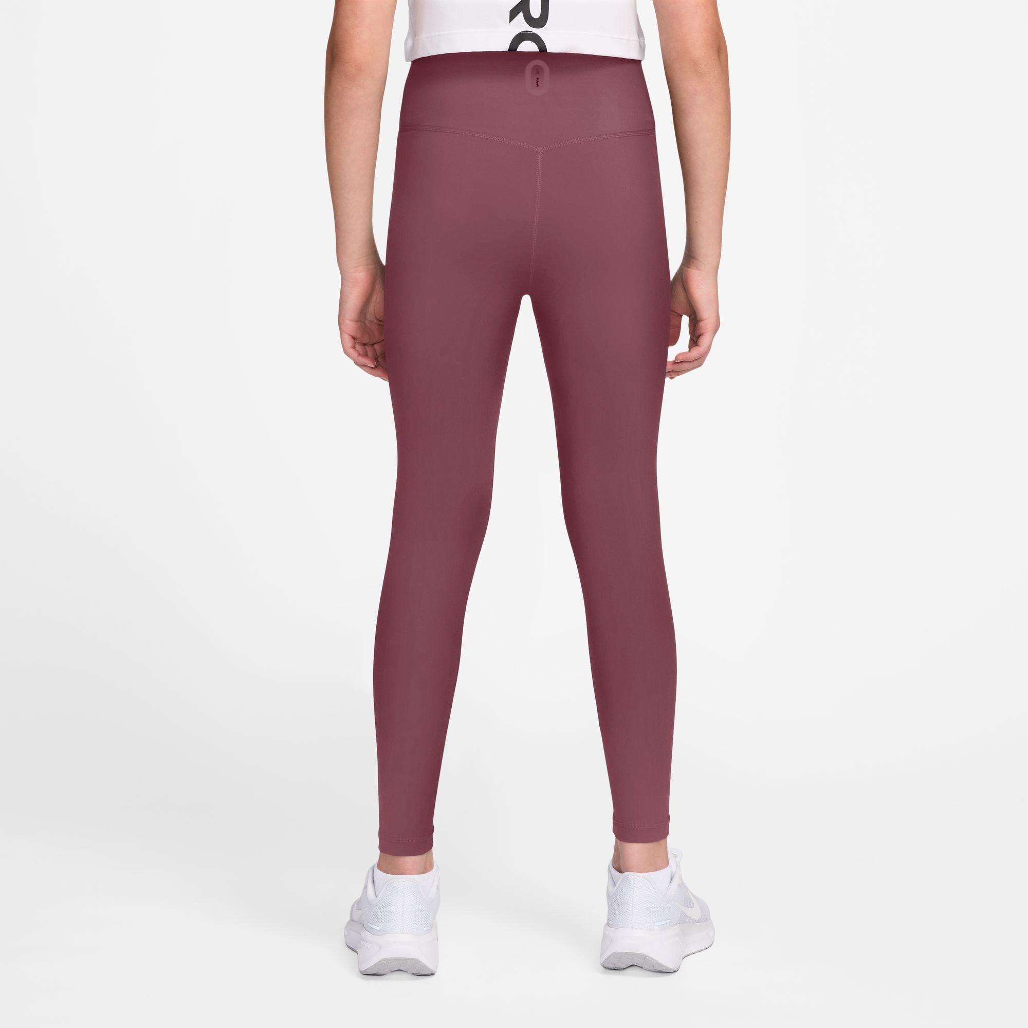 Pink Smoke - Nike - Kids' High-Rise Leggings - 2