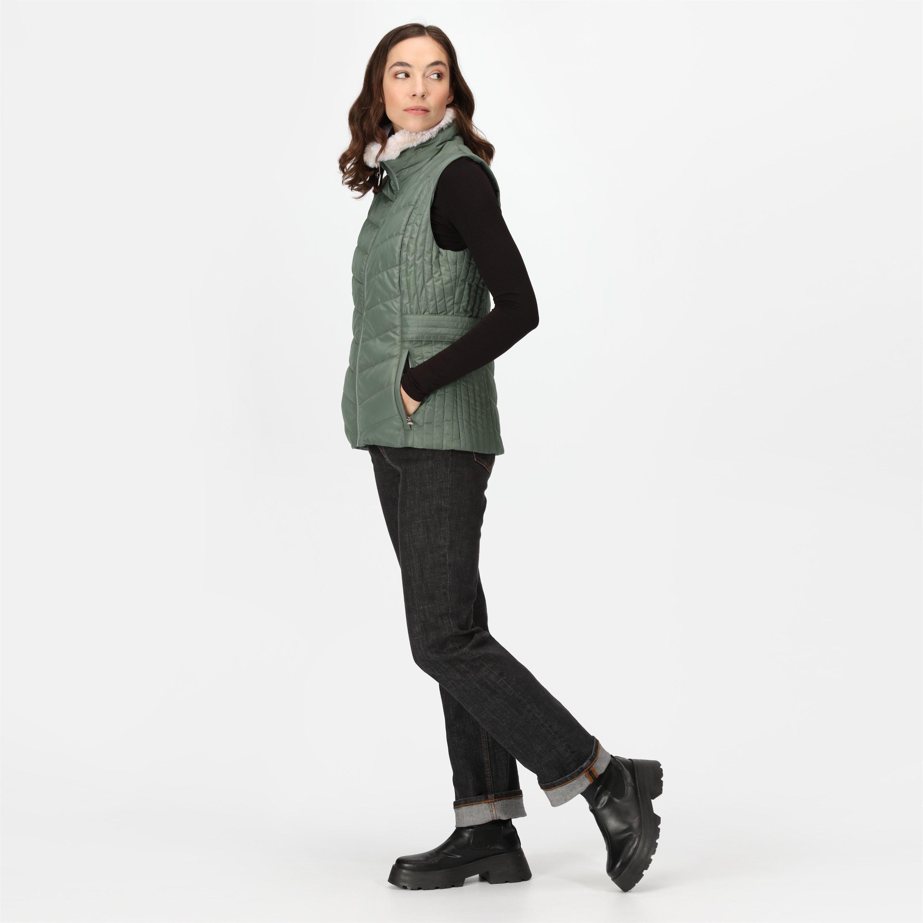 DrkForestGrn - Regatta - Wildrose Sleeveless Lightweight Gilet - 3