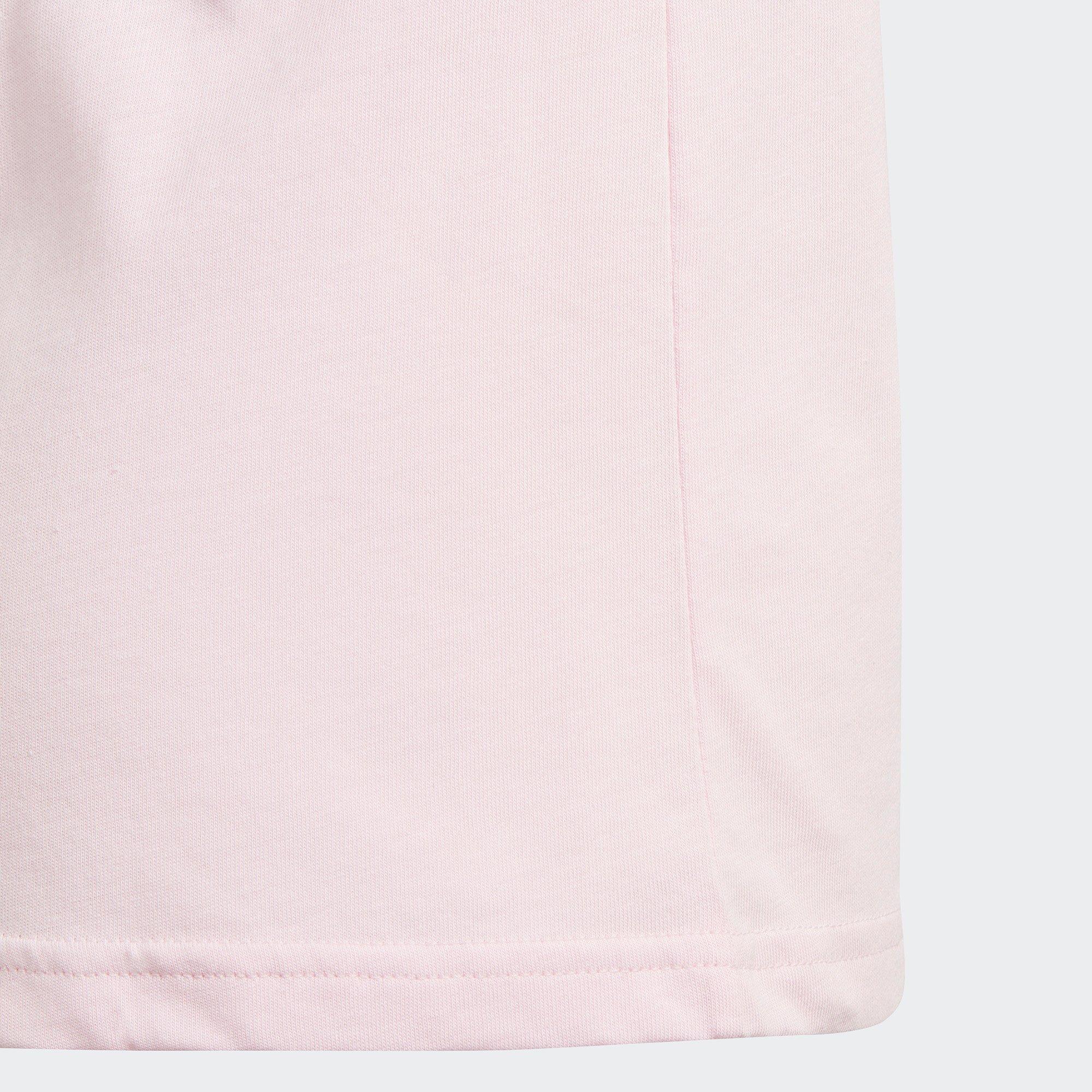 Clear Pink/Wht - adidas - Essentials Big Logo Junior Girls T Shirt - 5