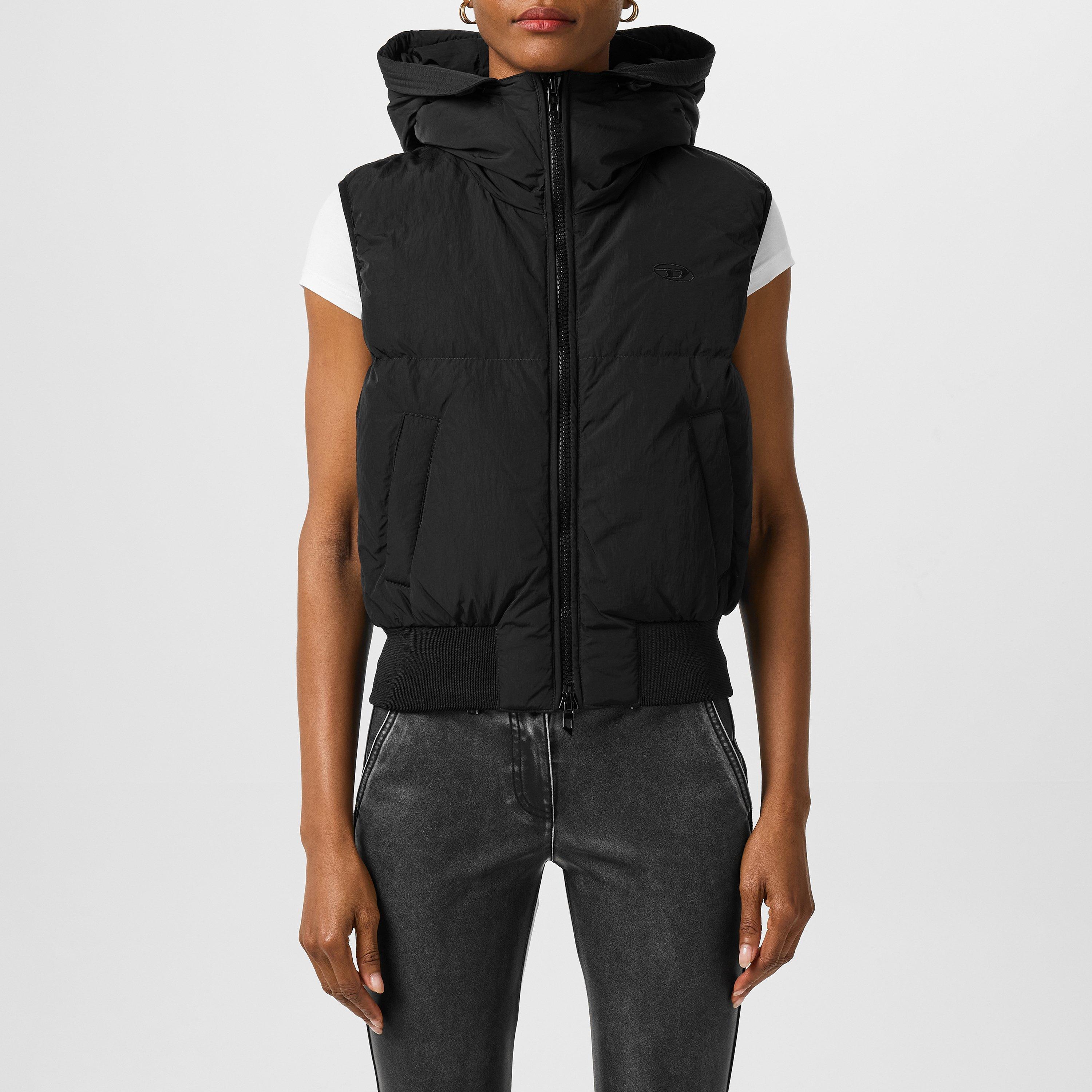 Black - Diesel - Women's Lightweight Gilet - 1