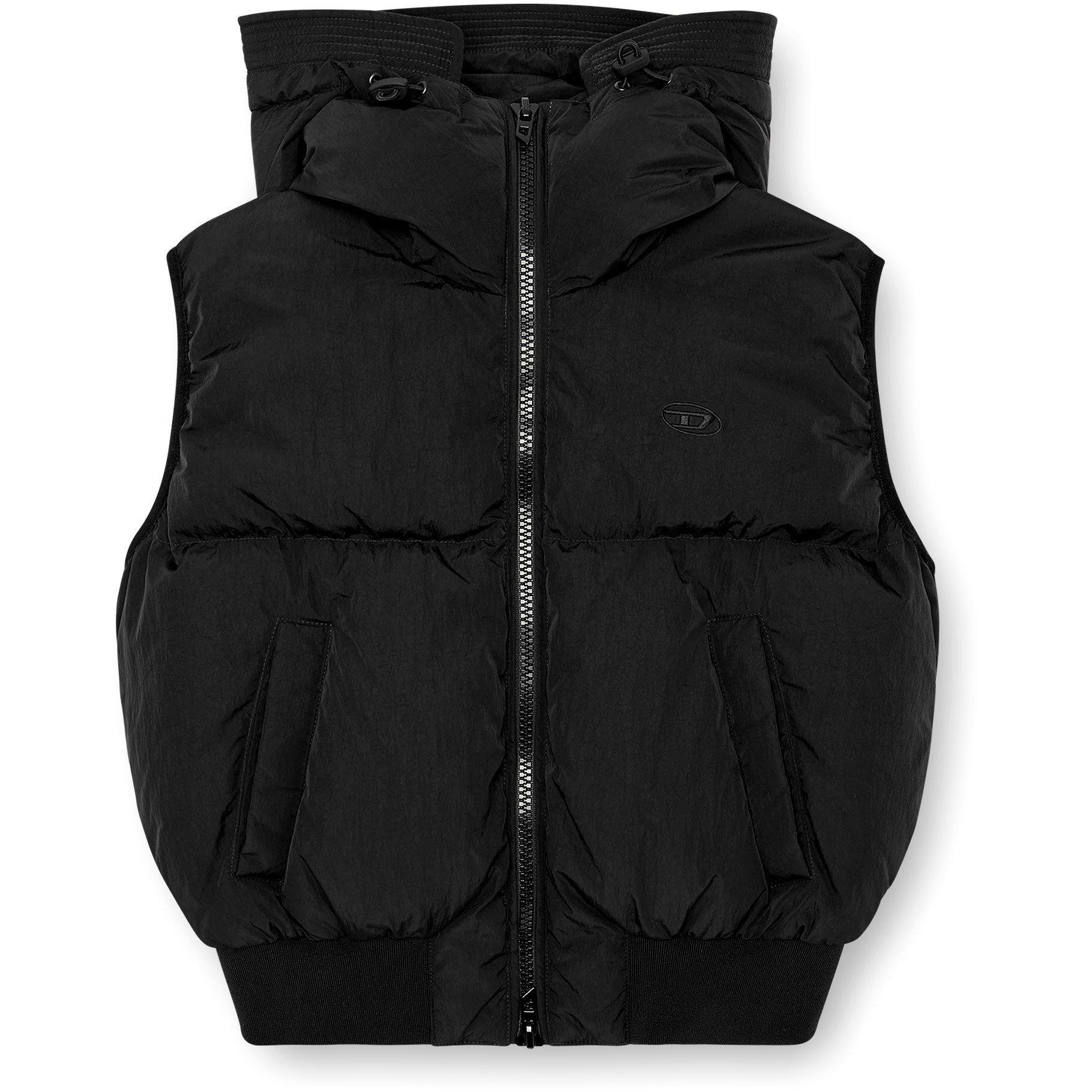Black - Diesel - Women's Lightweight Gilet - 5