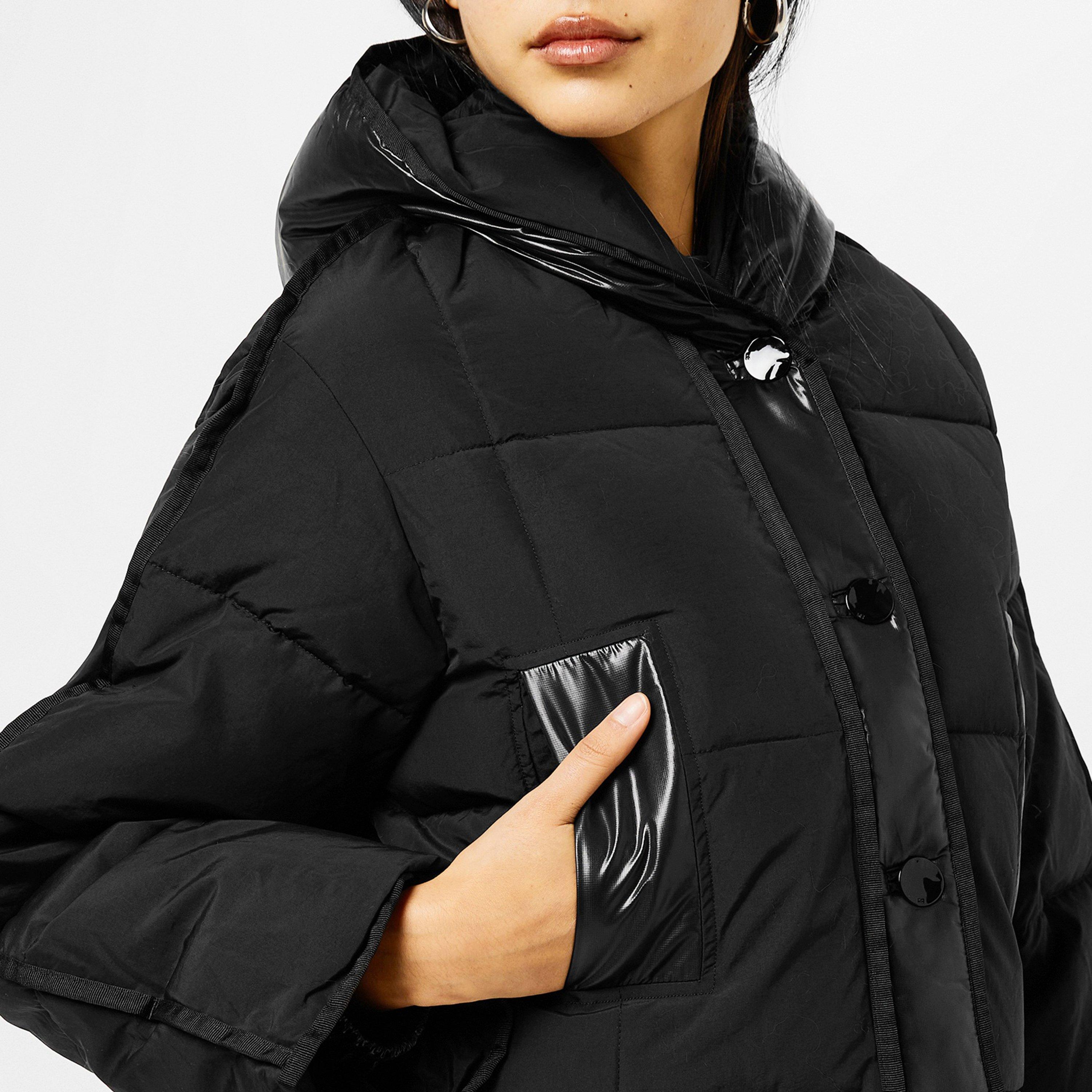 Ganni | Short Hooded Puffer Jacket | Short Puffer Jackets | Cruise