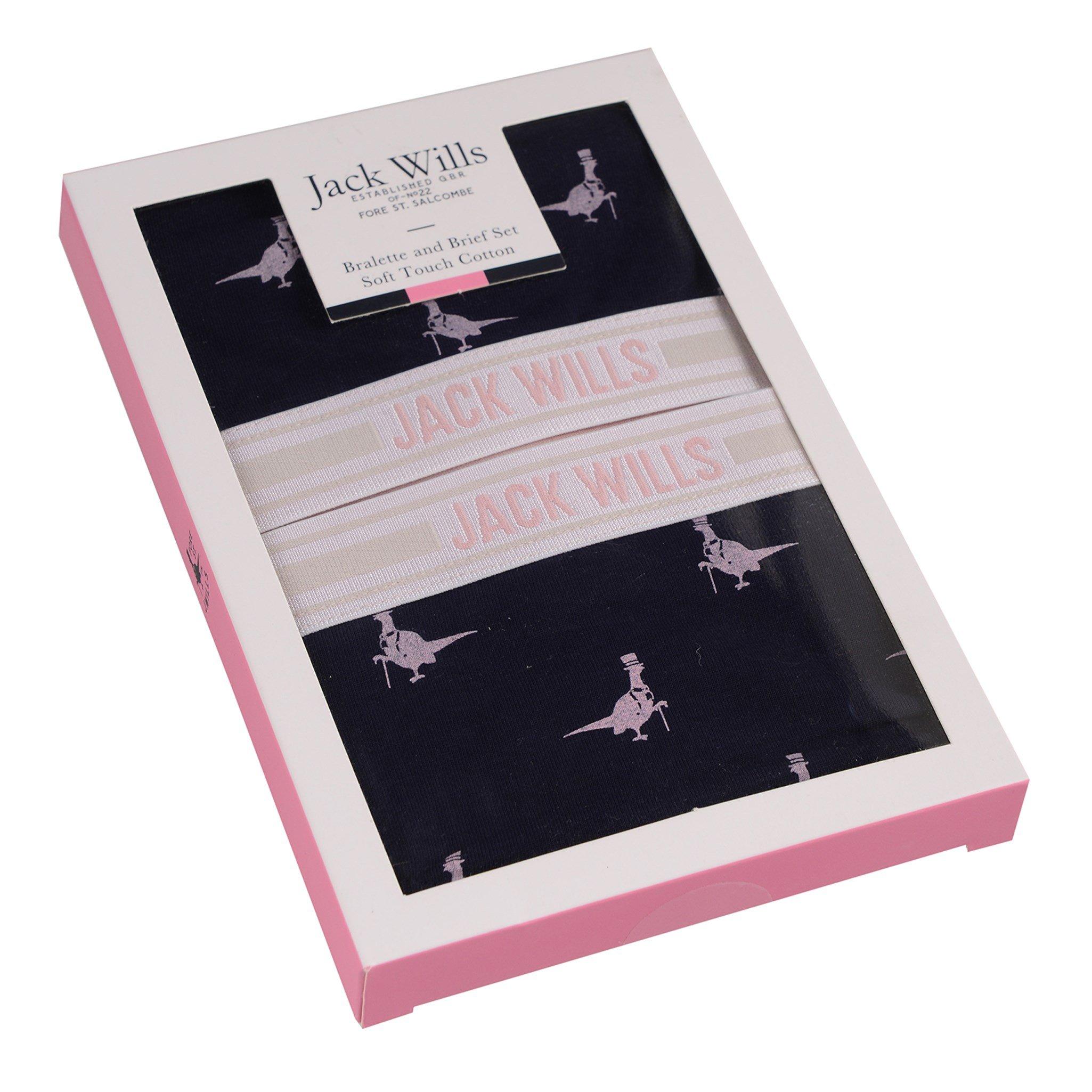 Azul Marinho/Rosa - Jack Wills - Kids Girls Multipack Bralette And Brief Set - 2