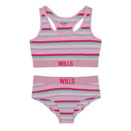 Jack Wills Cropped Bralette And Hipster Brief Set Juniors