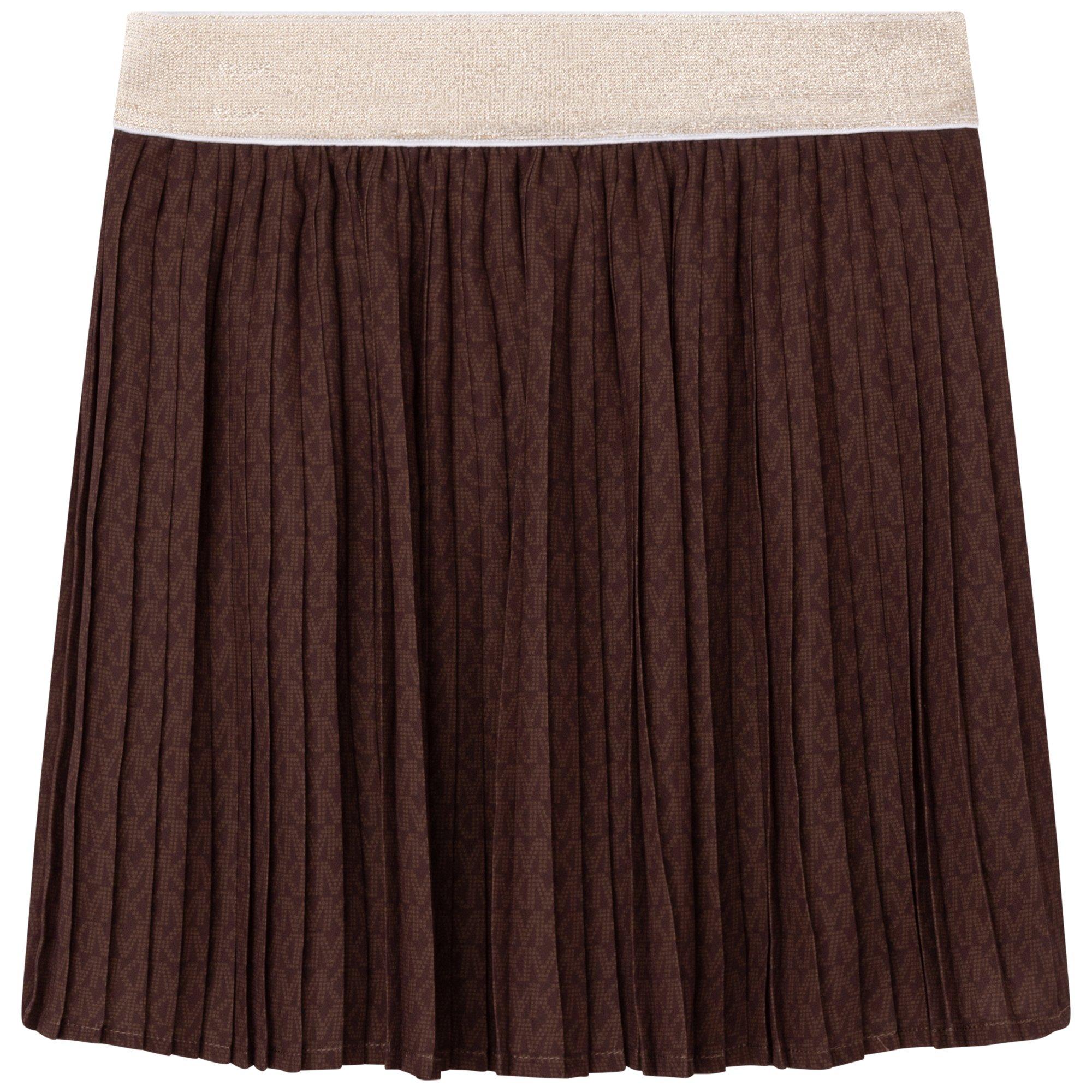 Brown 319 - Michael Kors - Girls Pleated Skirt - 1