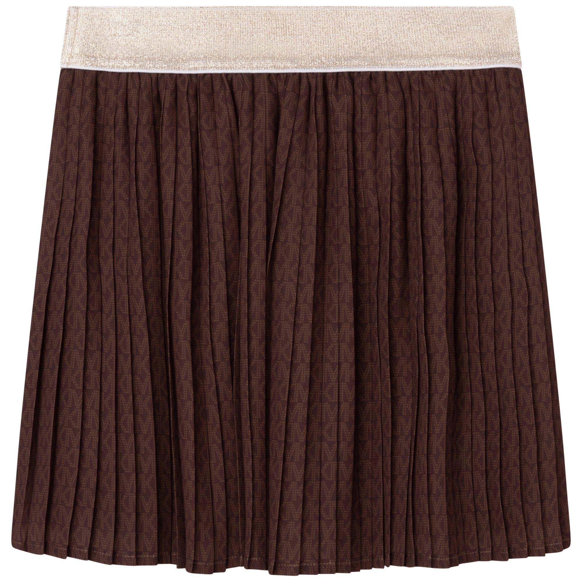 Brown 319 - Michael Kors - Girls Pleated Skirt - 3