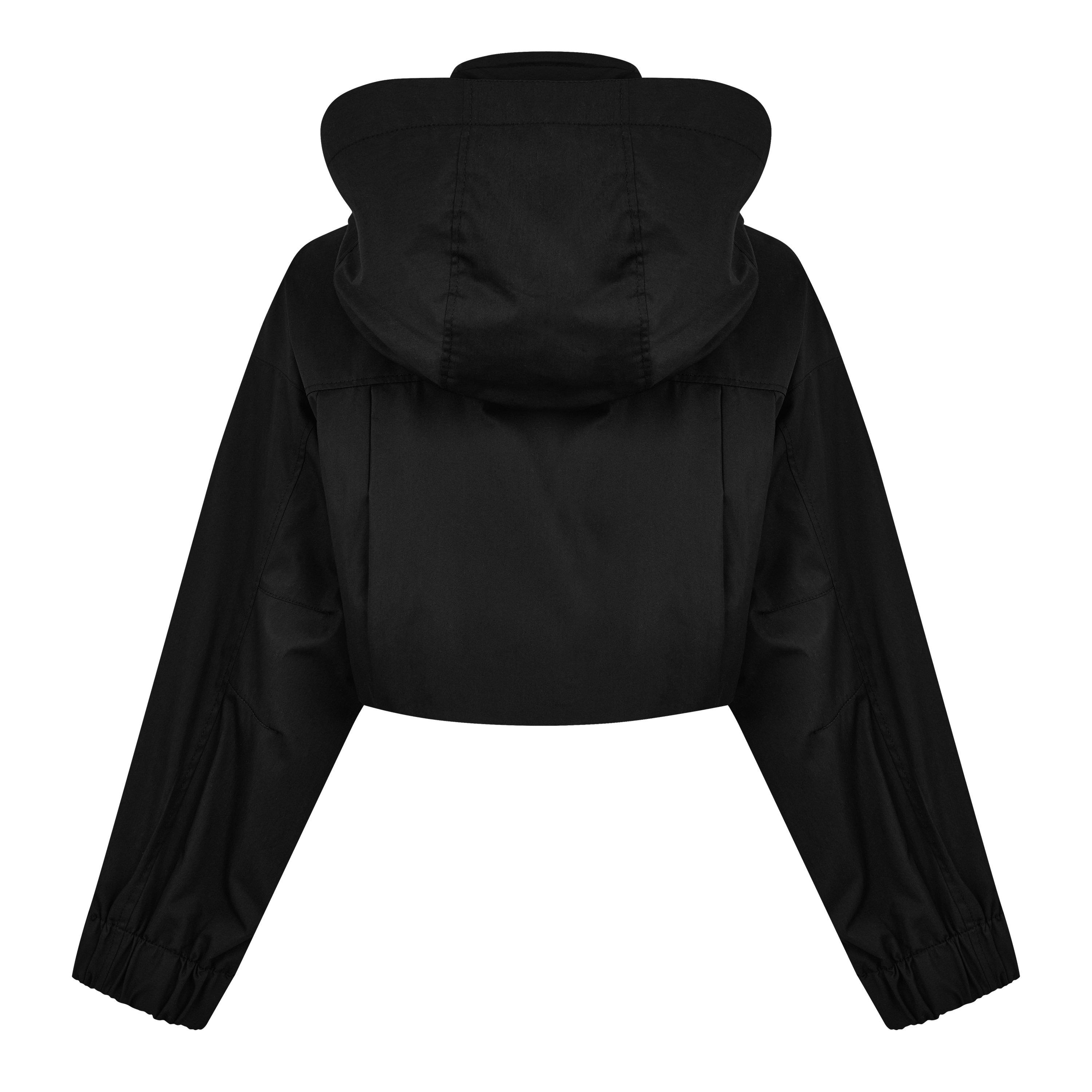 Black - Emporio Armani - Women's Nylon Windbreaker - 2