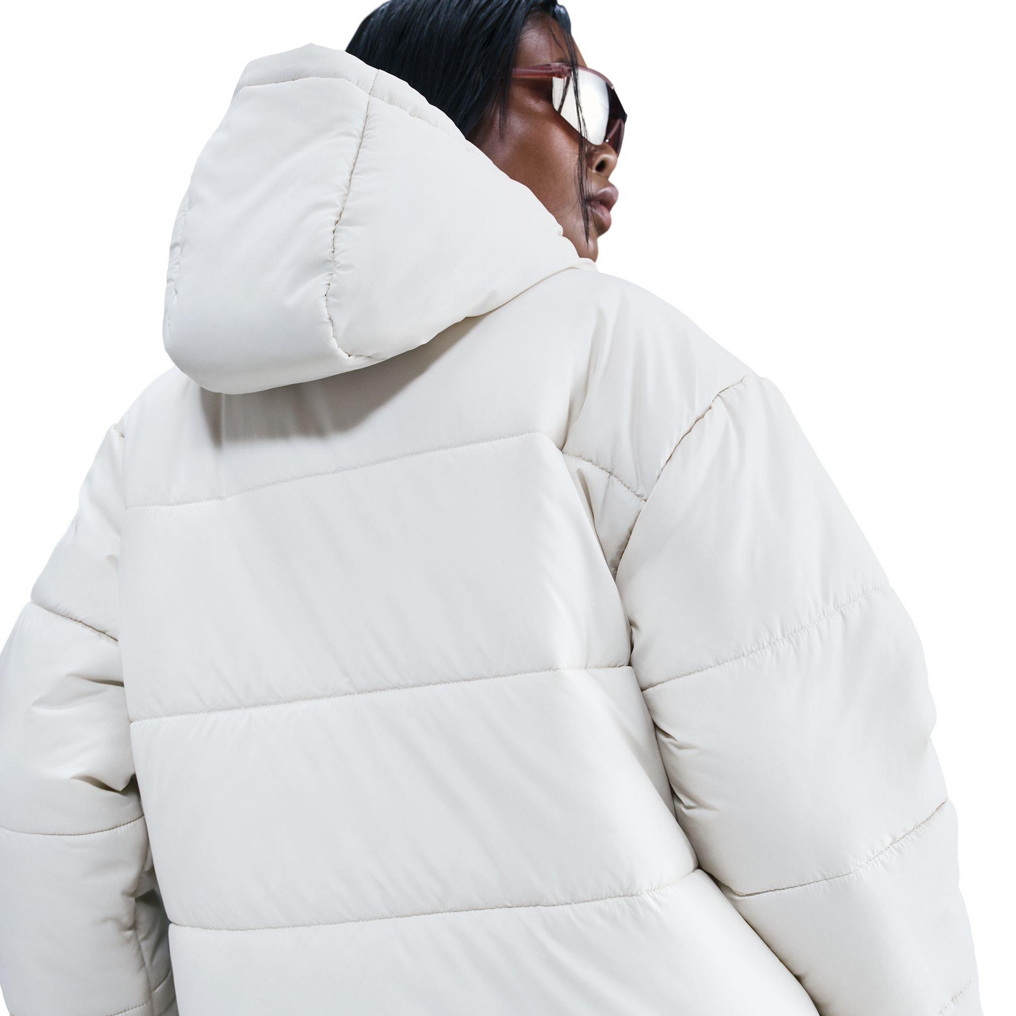 Light Bone/Whit - Nike - Sportswear Classic Puffer Women's Therma-FIT Loose Parka - 2