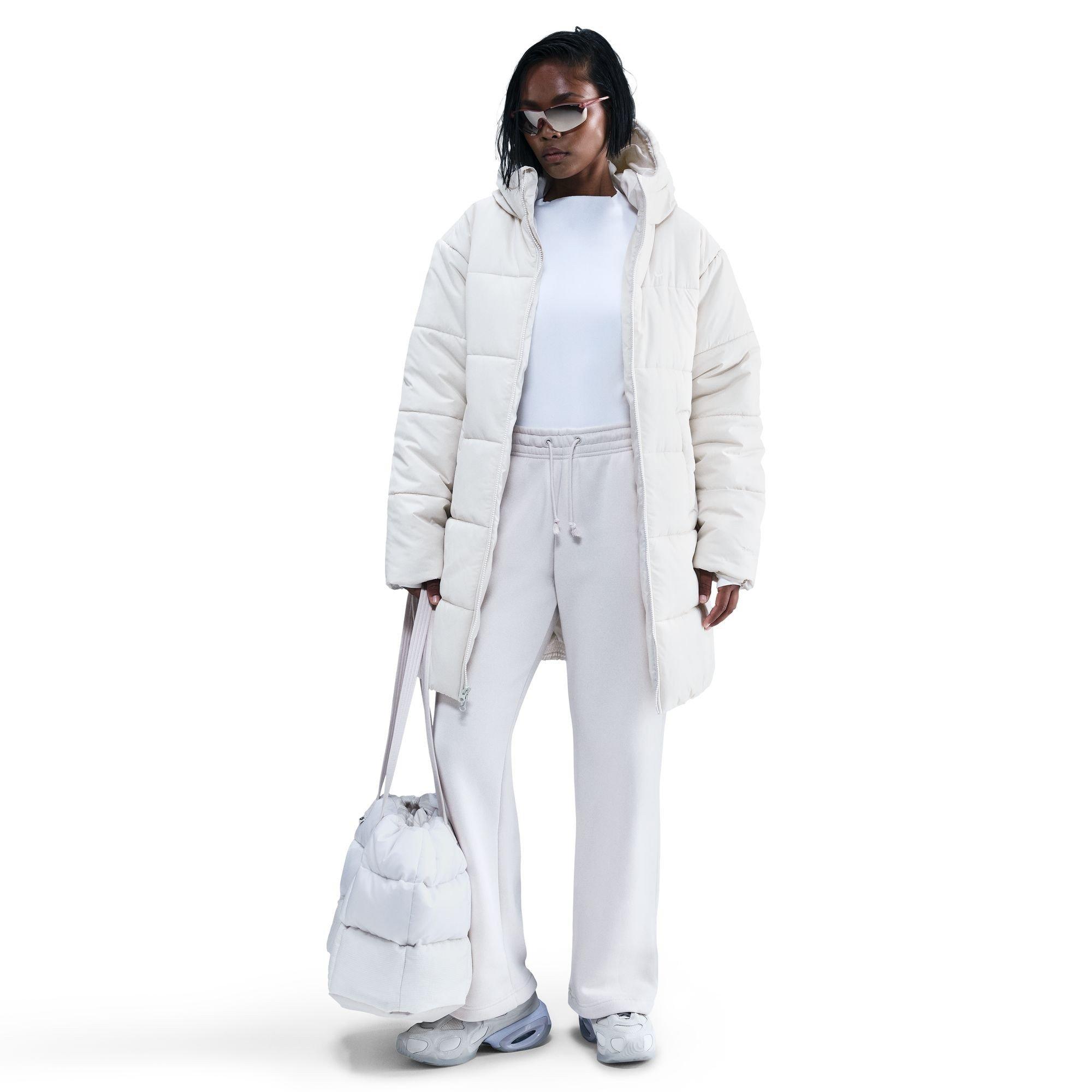 Light Bone/Whit - Nike - Sportswear Classic Puffer Women's Therma-FIT Loose Parka - 3