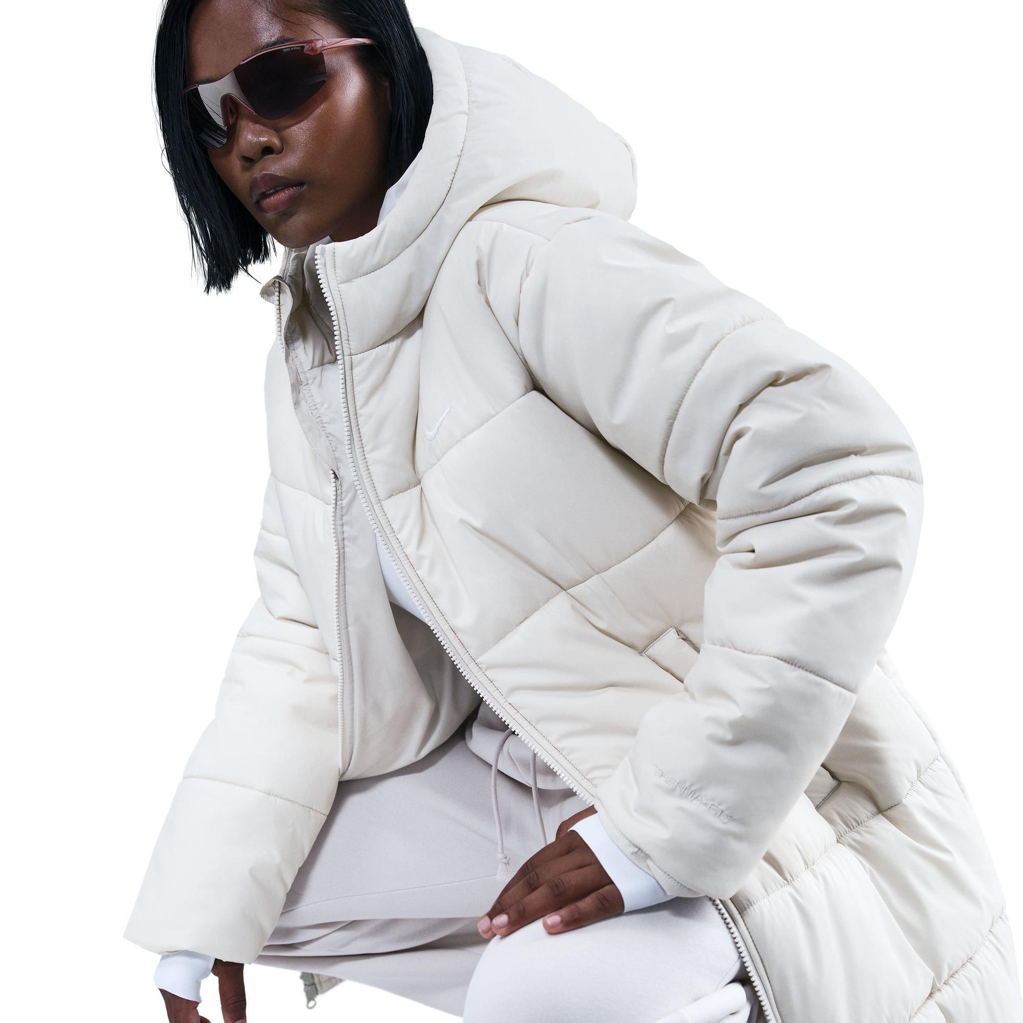 Light Bone/Whit - Nike - Sportswear Classic Puffer Women's Therma-FIT Loose Parka - 5