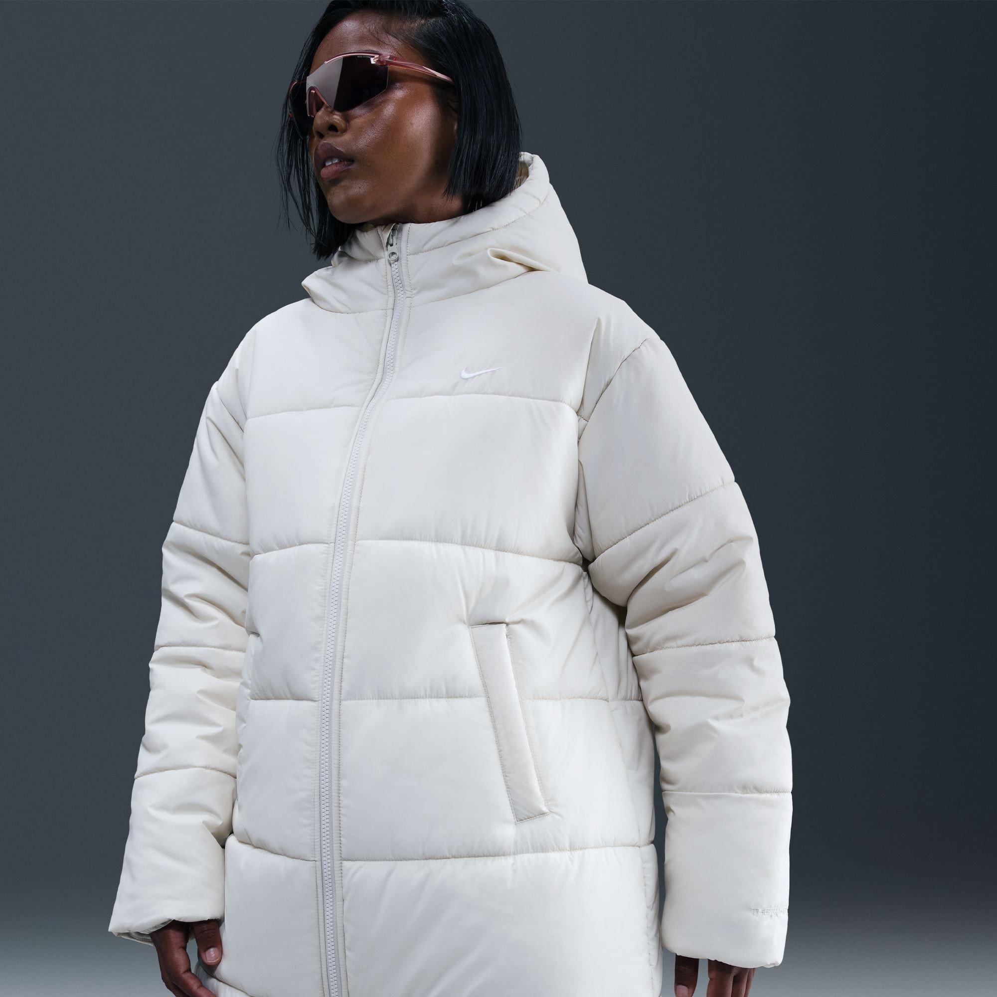 Light Bone/Whit - Nike - Sportswear Classic Puffer Women's Therma-FIT Loose Parka - 6