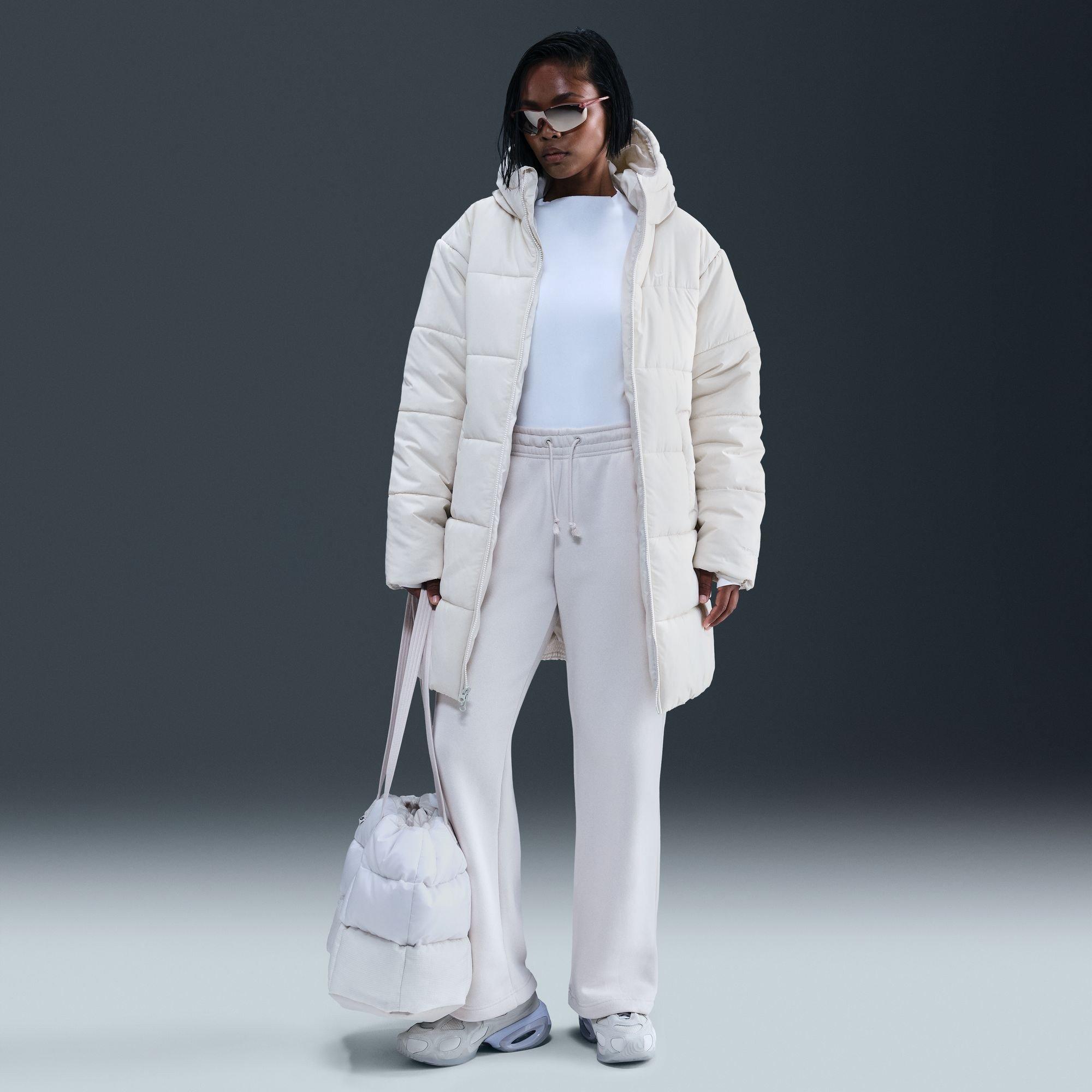 Light Bone/Whit - Nike - Sportswear Classic Puffer Women's Therma-FIT Loose Parka - 7