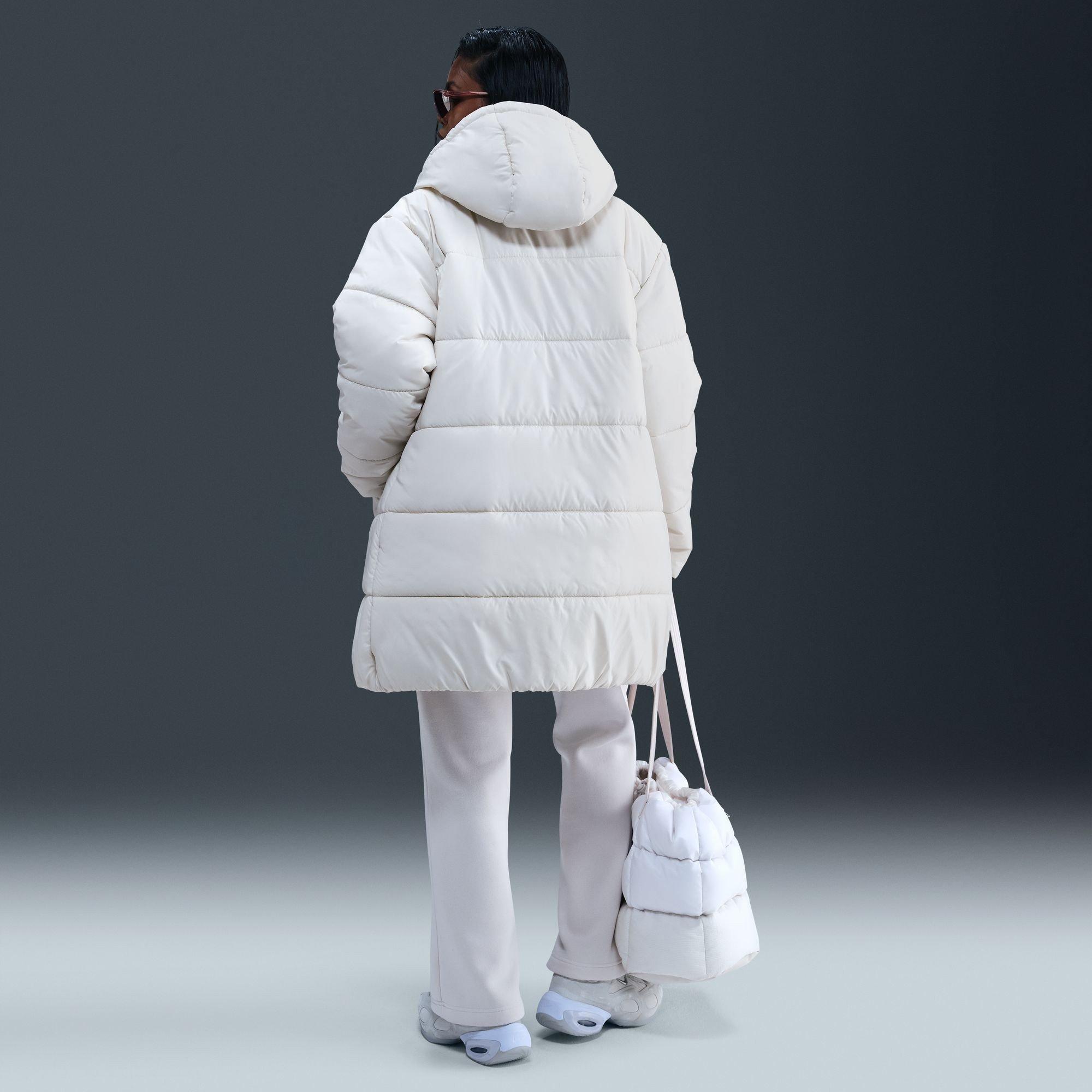Light Bone/Whit - Nike - Sportswear Classic Puffer Women's Therma-FIT Loose Parka - 8